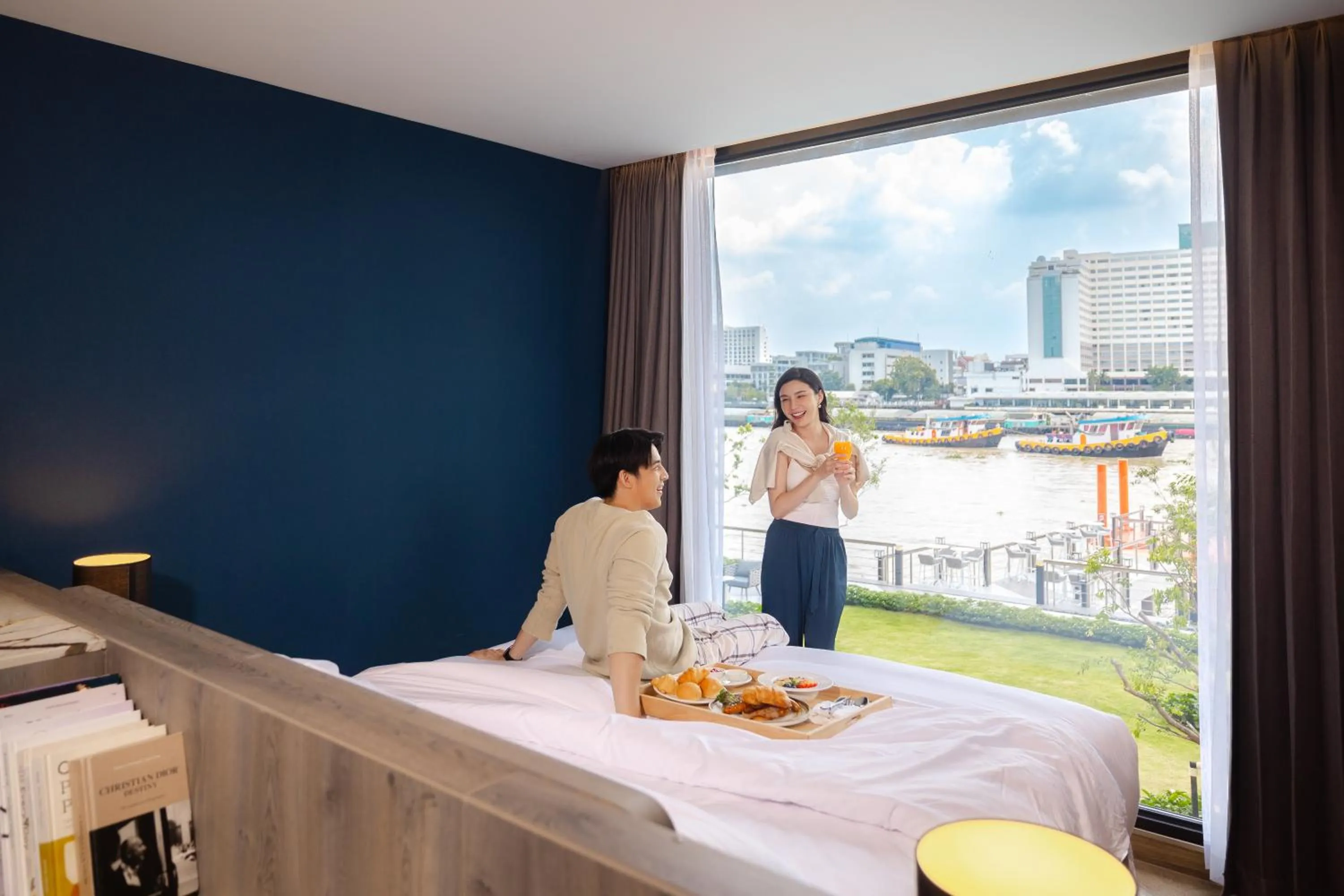 River view in Ten Six Hundred, Chao Phraya, Bangkok by Preference, managed by The Ascott Limited