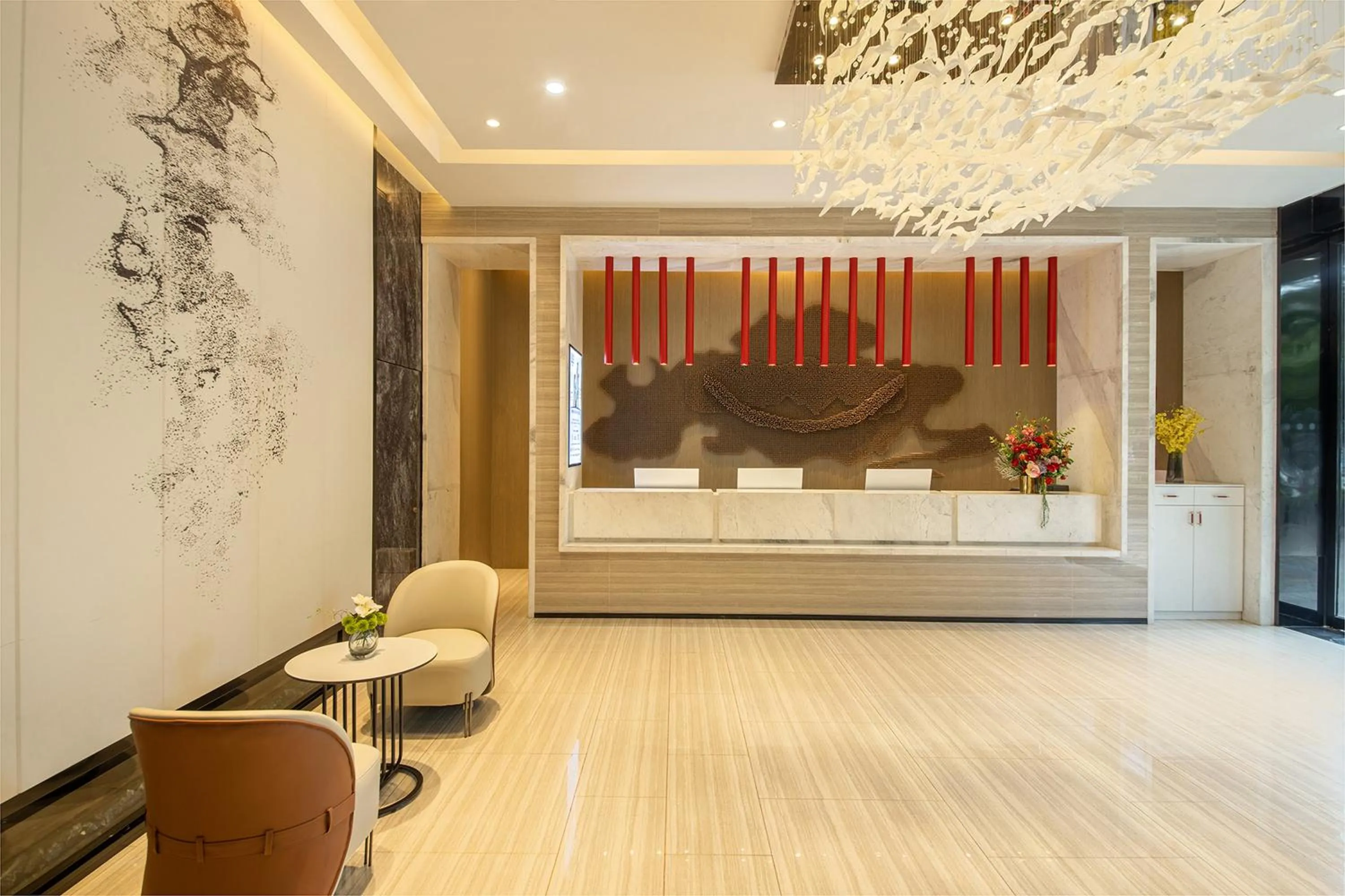 Lobby or reception in Ramada Encore by Wyndham Kunming Guandu