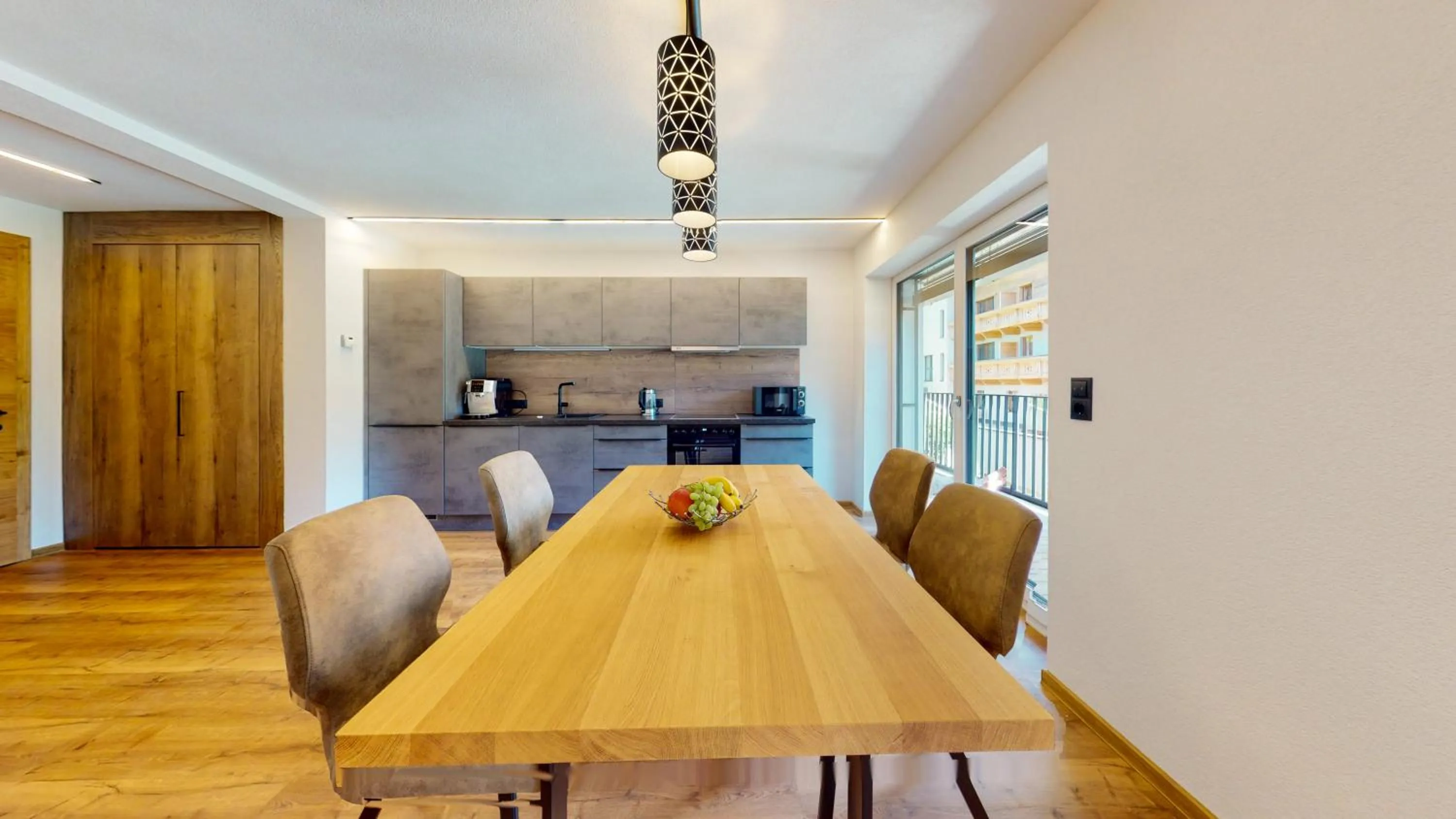 Kitchen or kitchenette in PitzPlus Appartements