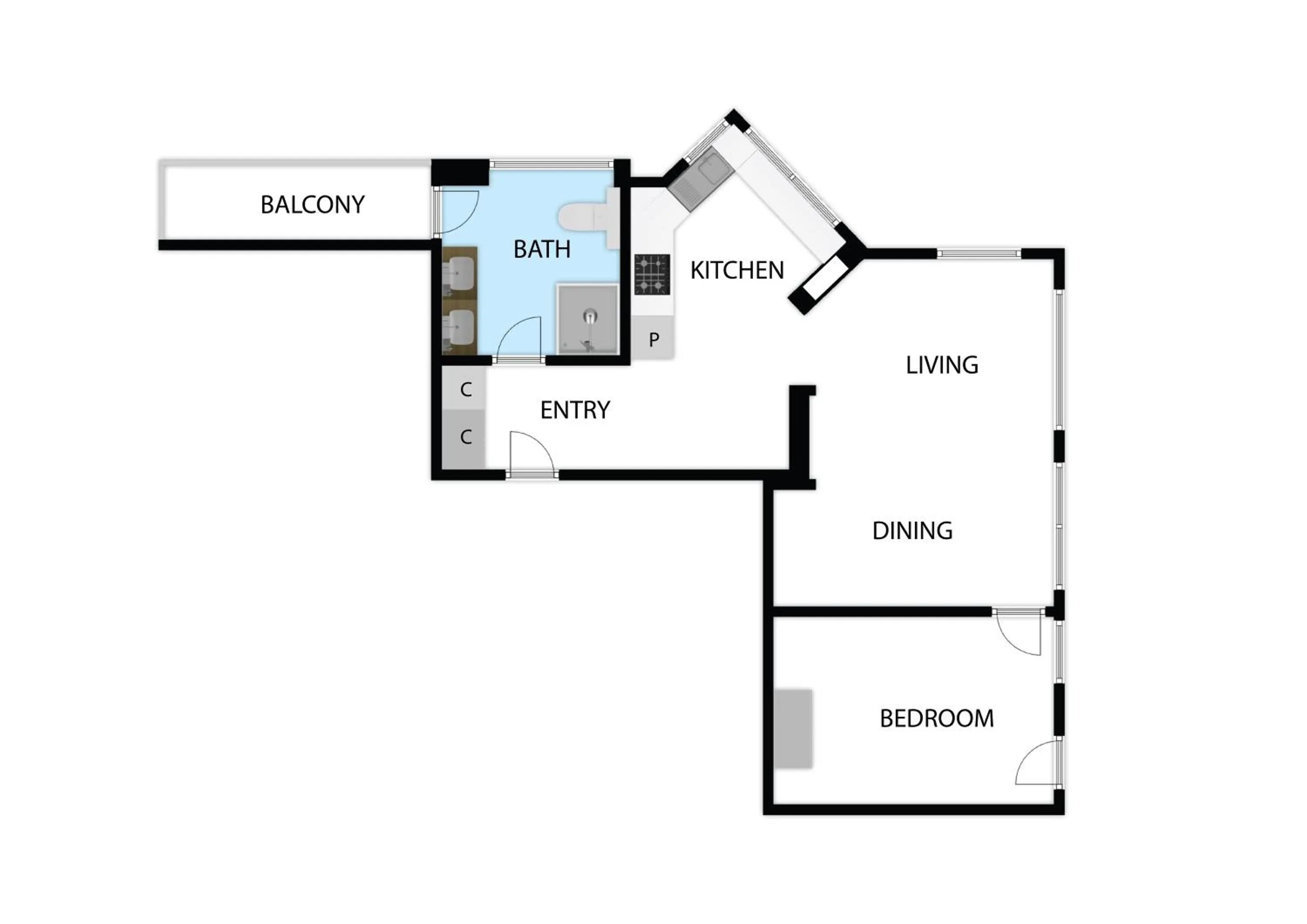 Floor plan in PitzPlus Appartements