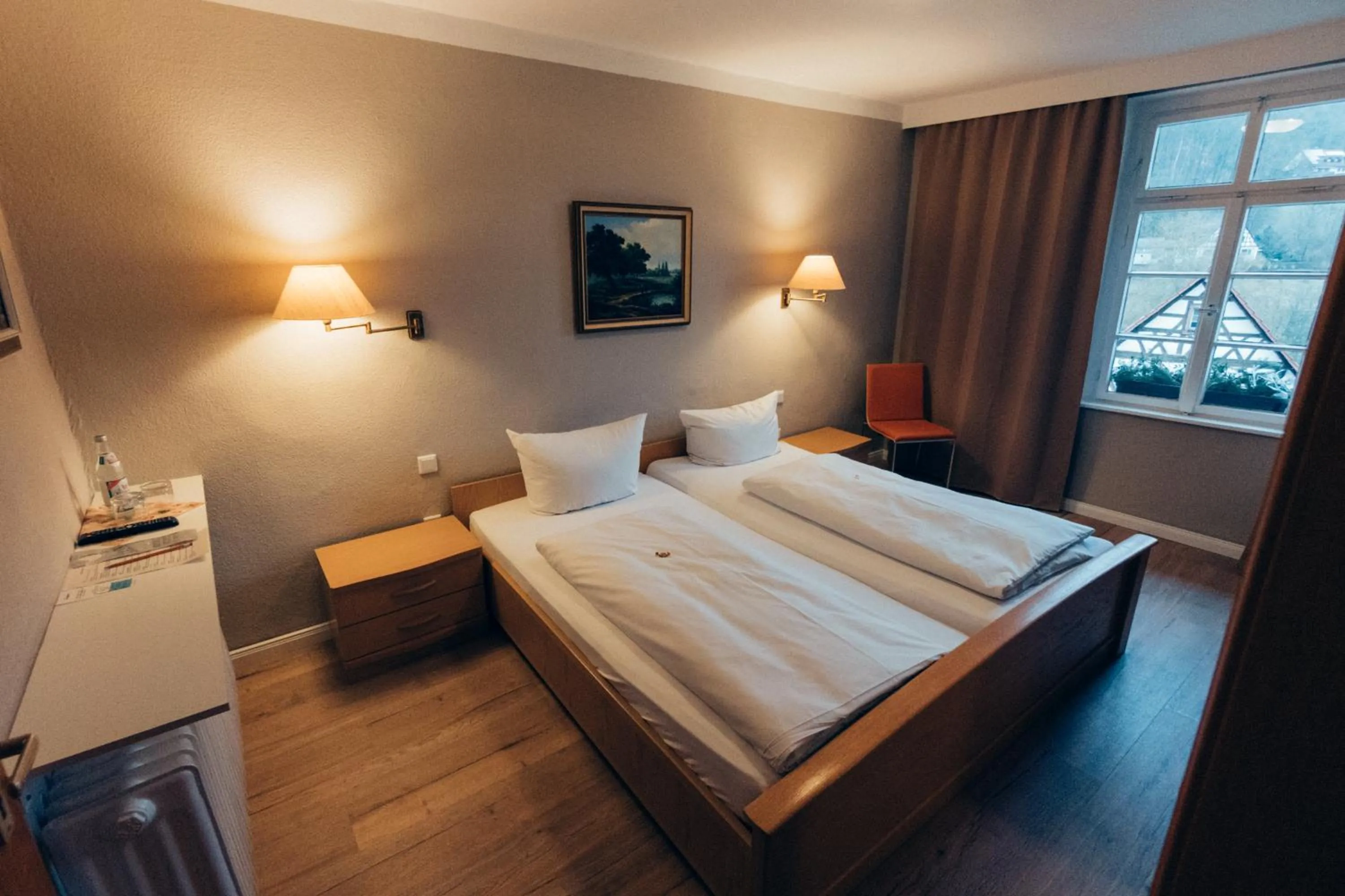 Bed in Gasthof Hotel zur Post