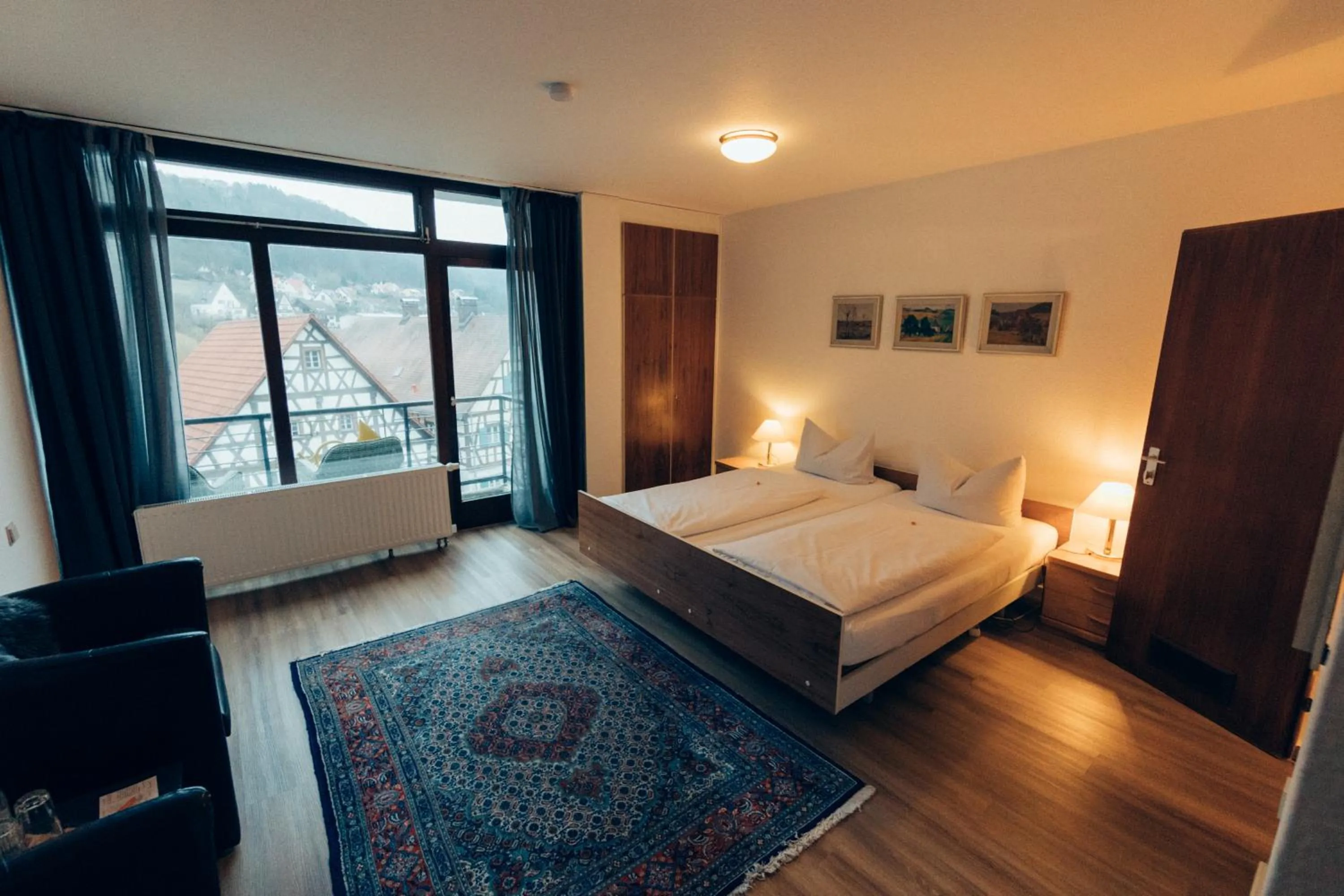 Bed in Gasthof Hotel zur Post