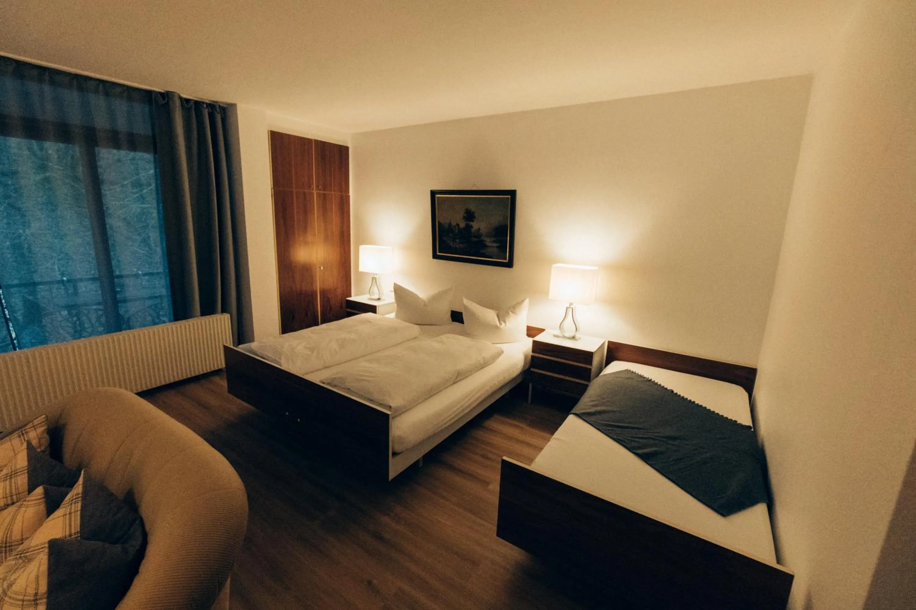 Bedroom, Bed in Gasthof Hotel zur Post