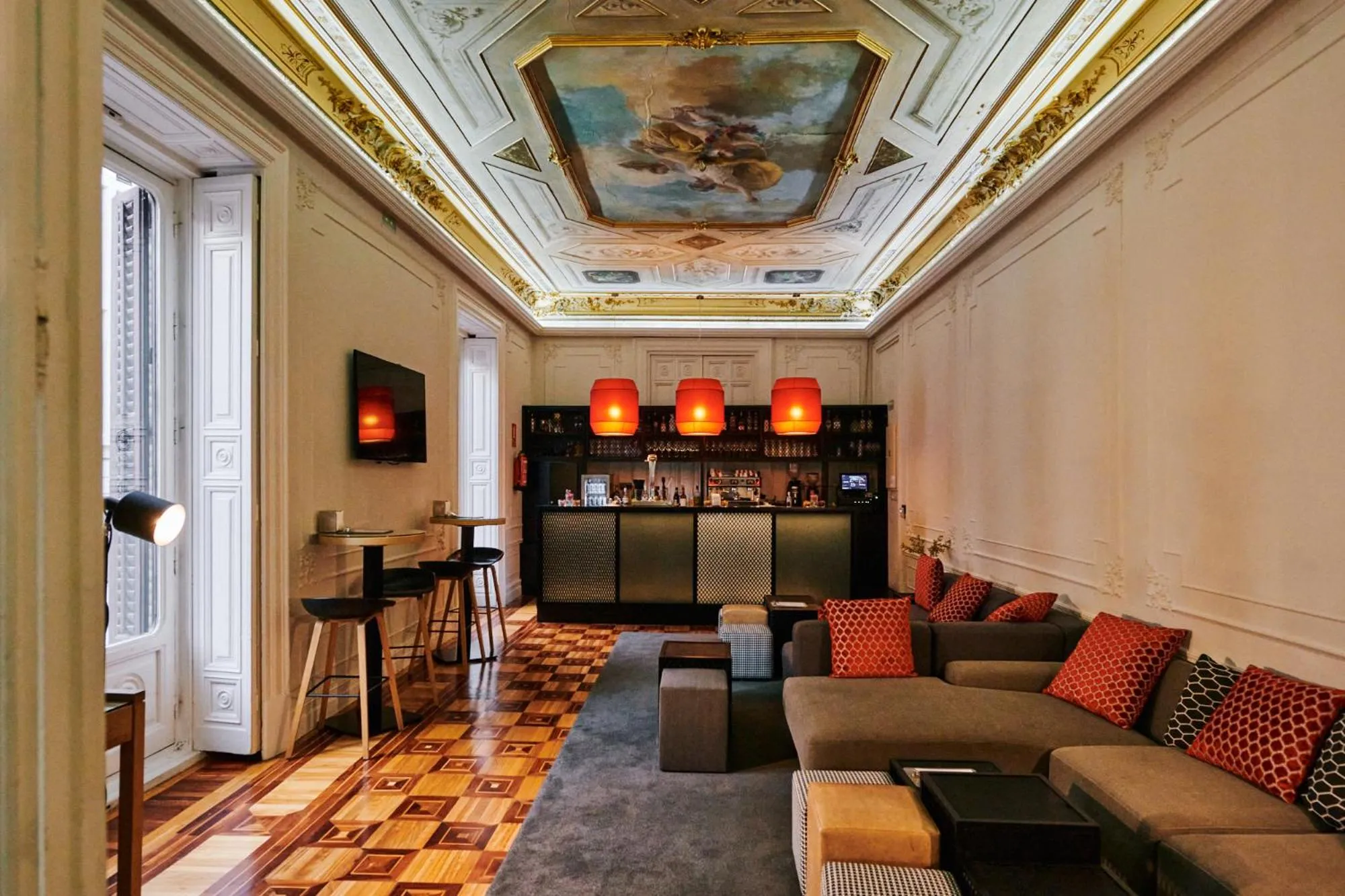 Lounge or bar in Toc Hostel Madrid