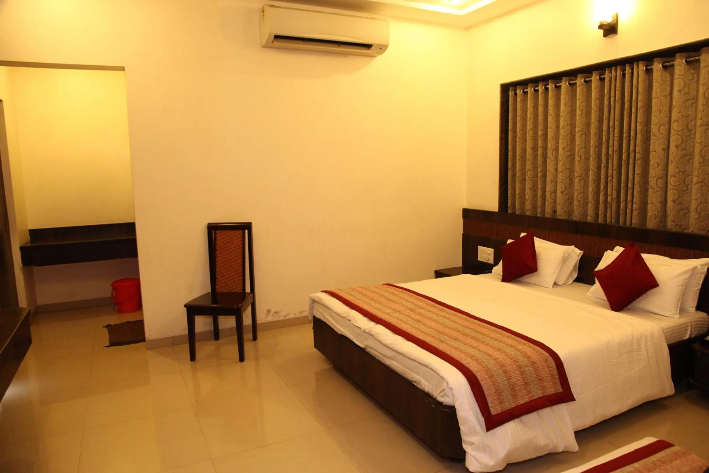 Photo of the whole room, Bed in Hotel Sai Ramanand