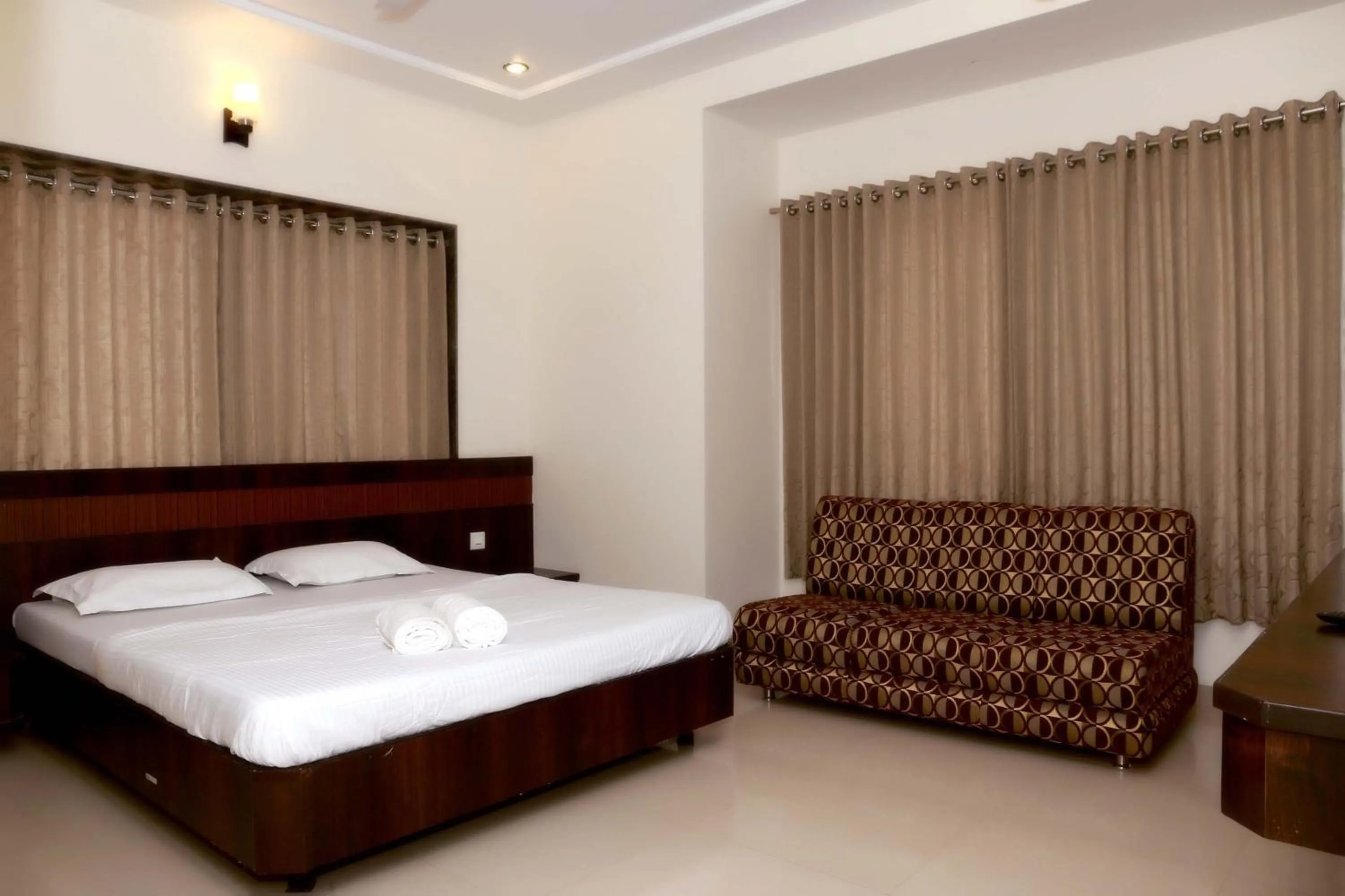 Photo of the whole room, Bed in Hotel Sai Ramanand