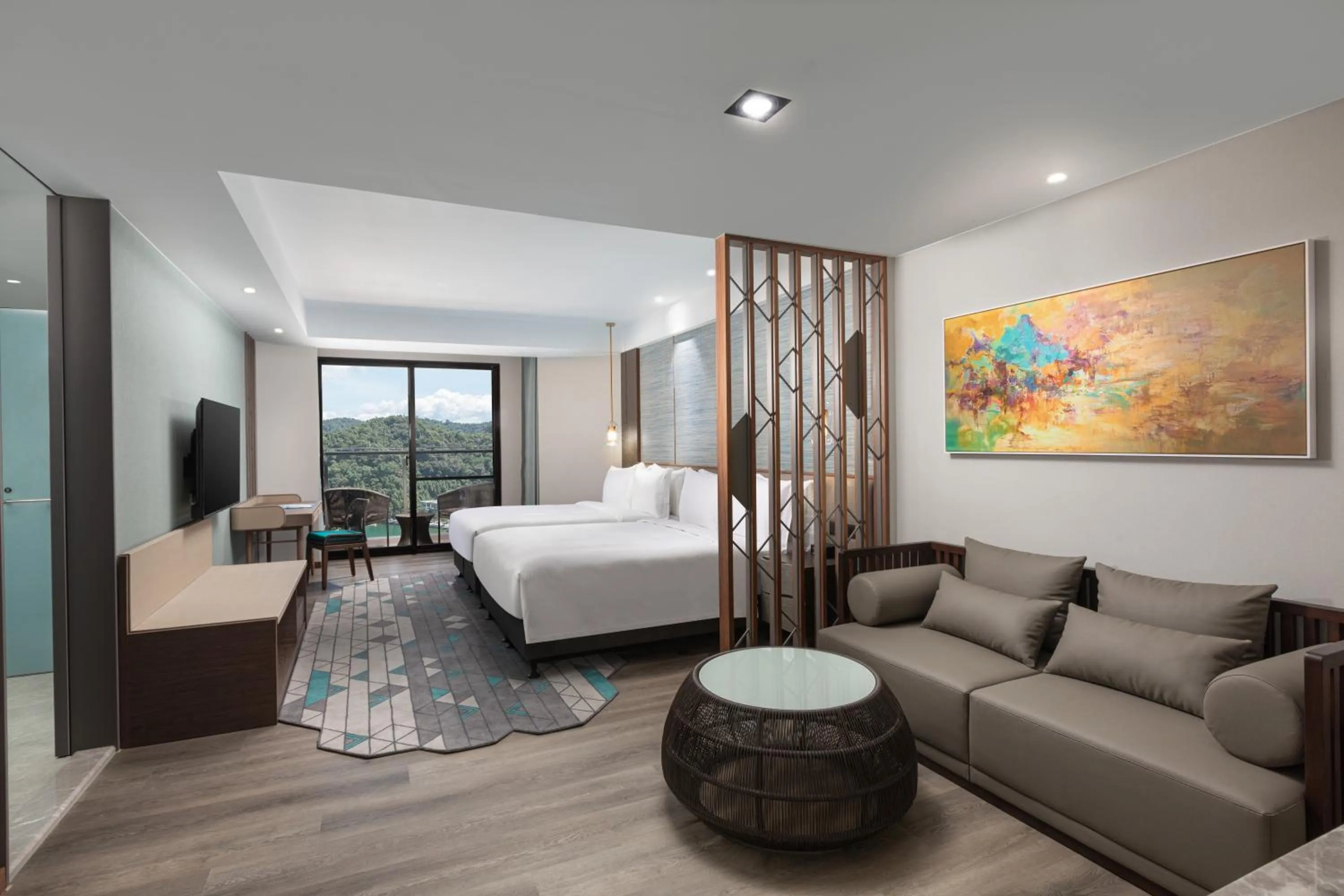 Property building, Bed in Wyndham Sun Moon Lake