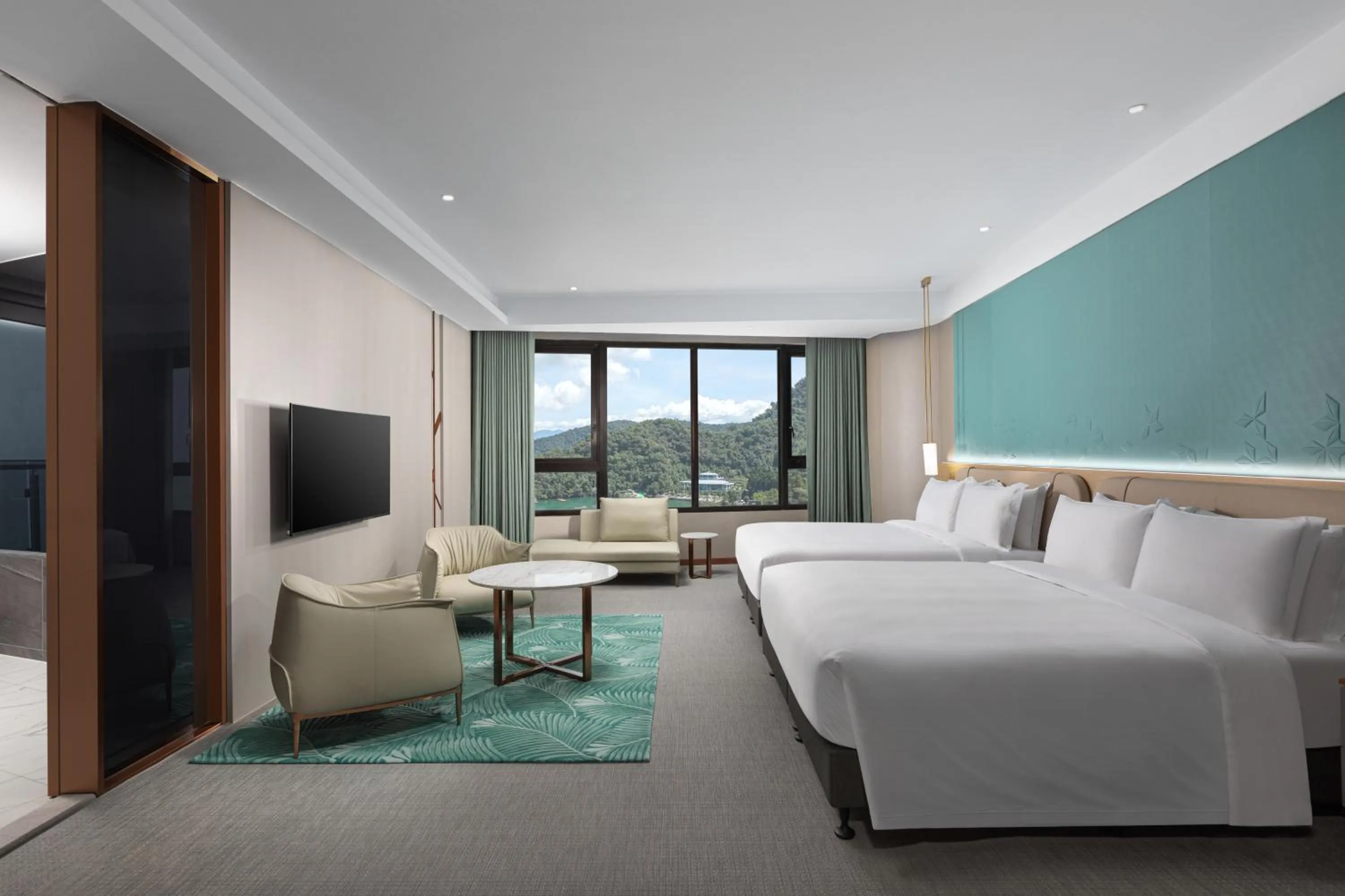 Bedroom, Bed in Wyndham Sun Moon Lake