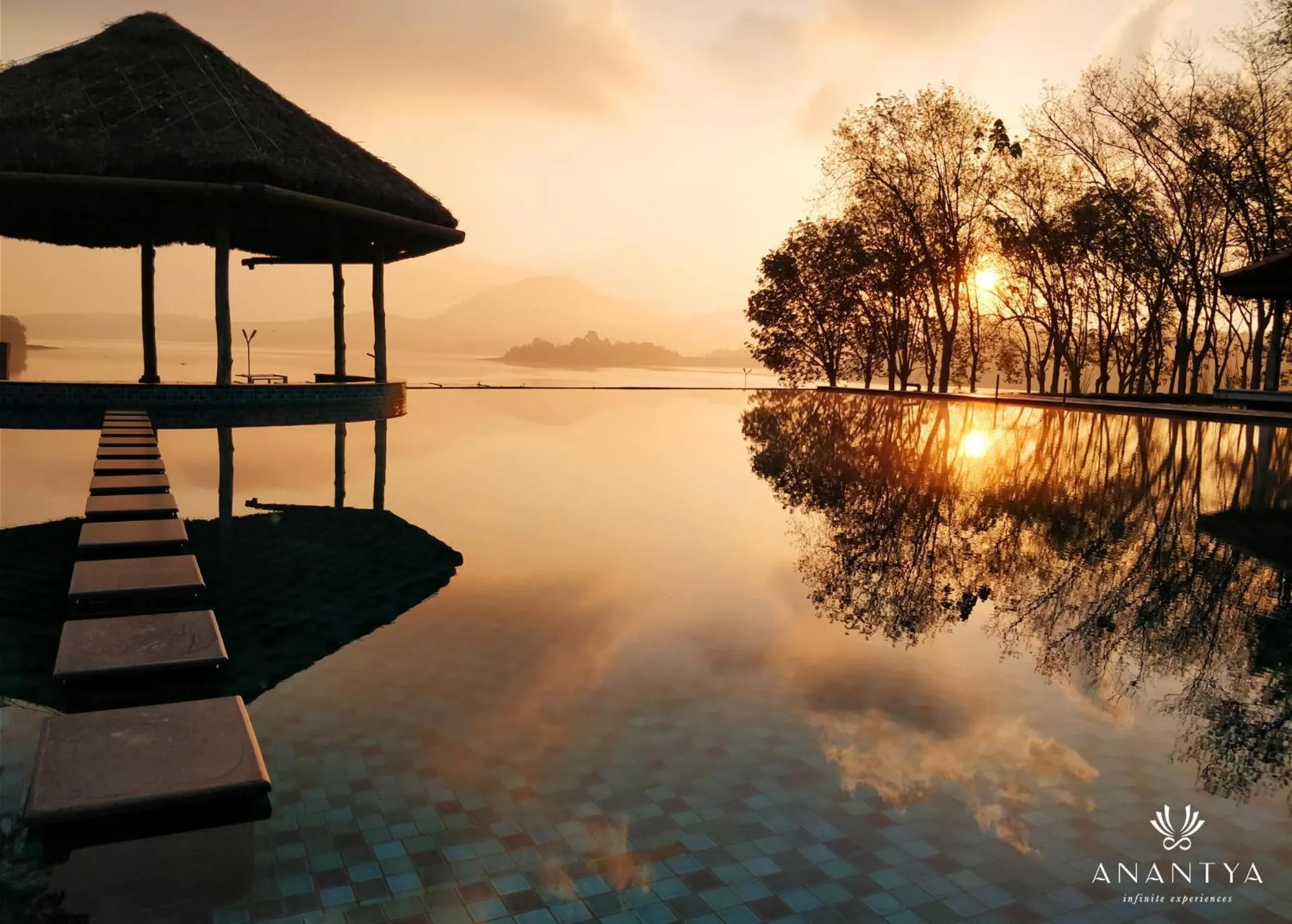 Swimming pool in Anantya By The Lake