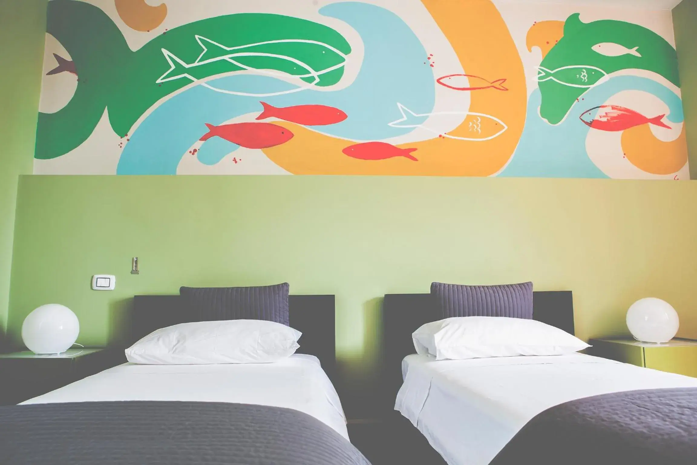 Twin Room with Private Bathroom - single occupancy in La Scivola Rooms Twin Room with Private Bathroom - single occupancy in La Scivola Rooms