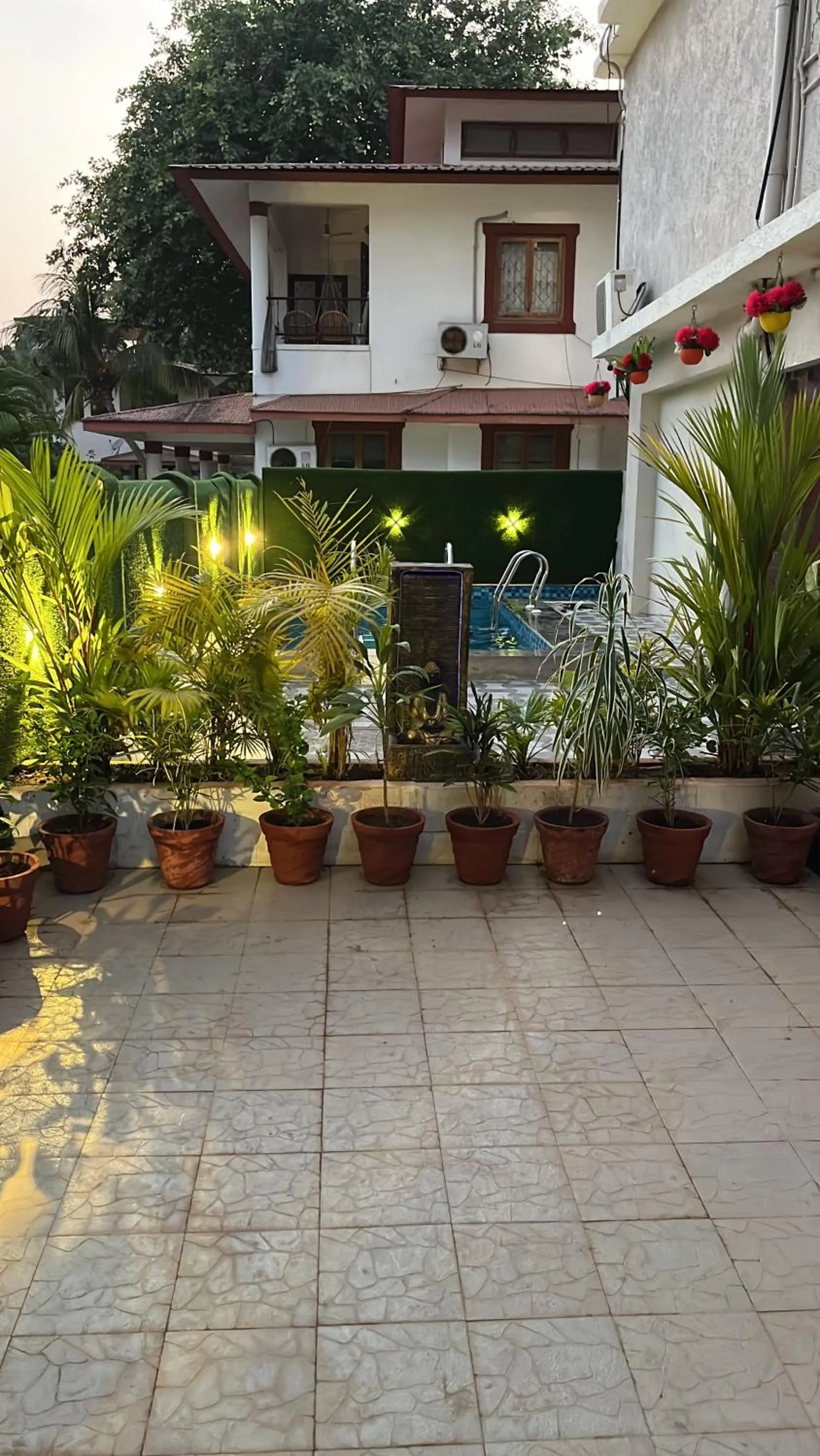 Garden view, Property Building in The Terra Hotel North Goa