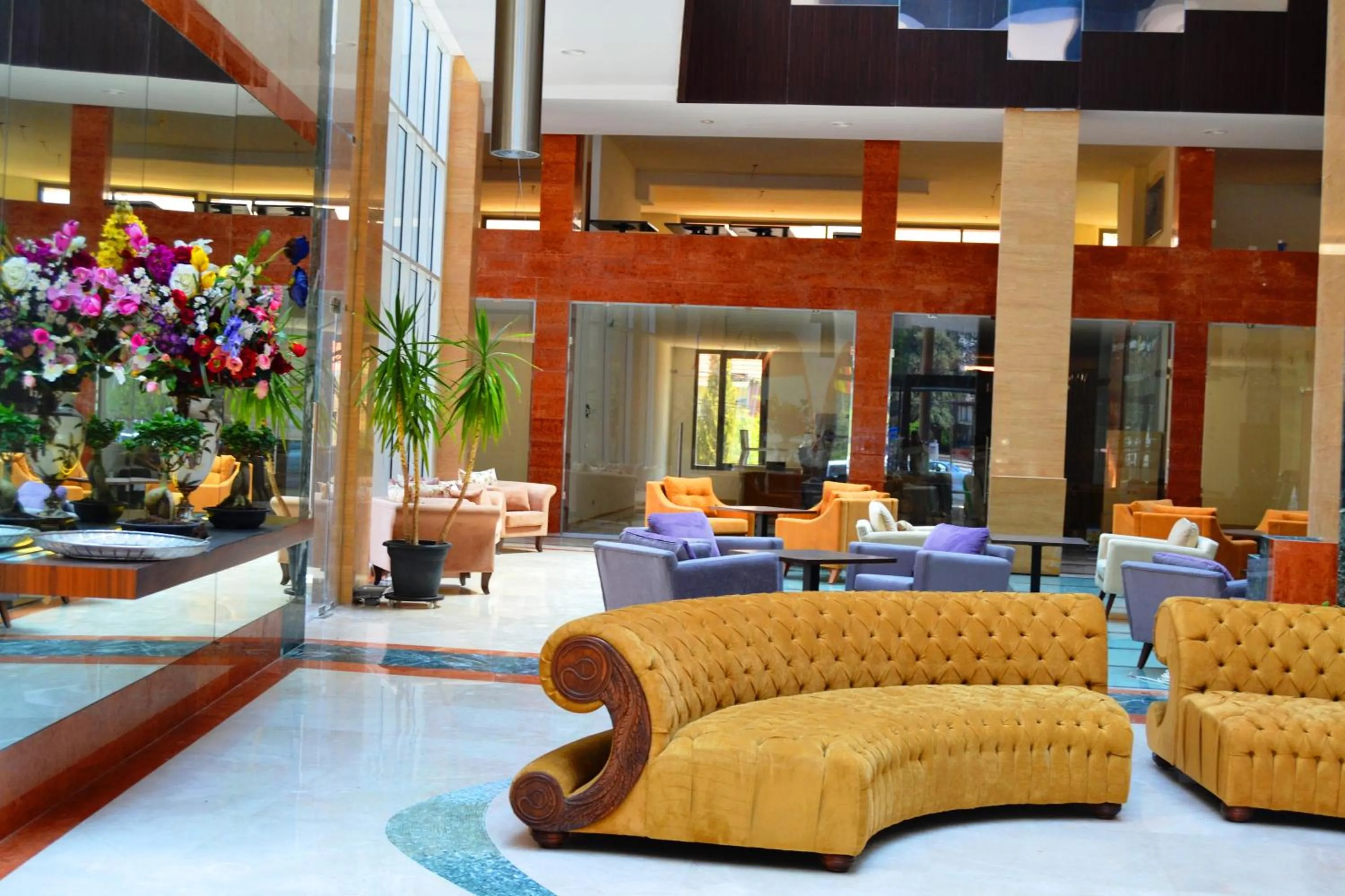 Seating area in Delora Hotel and Suites