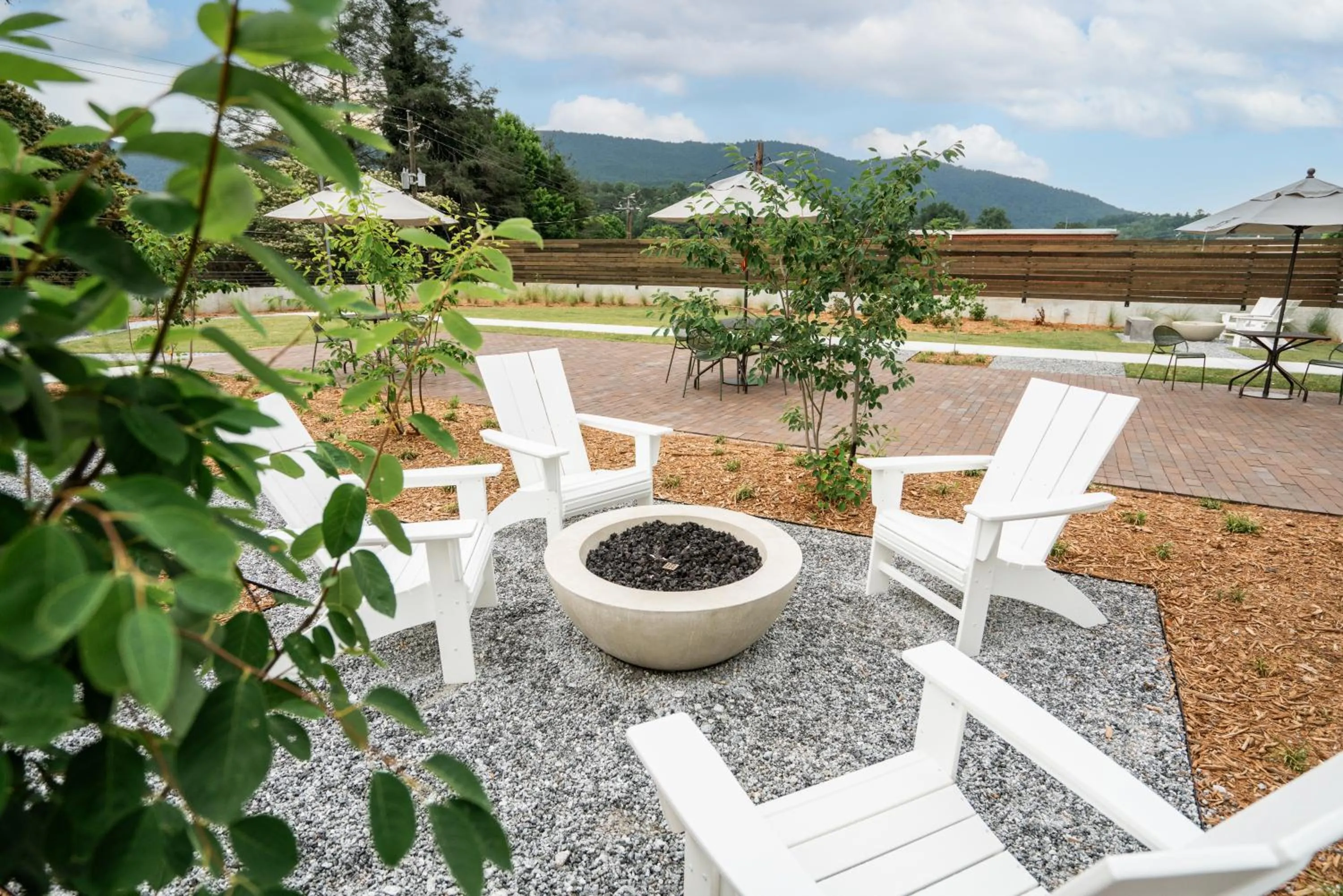 Patio in Bridge Creek Inn