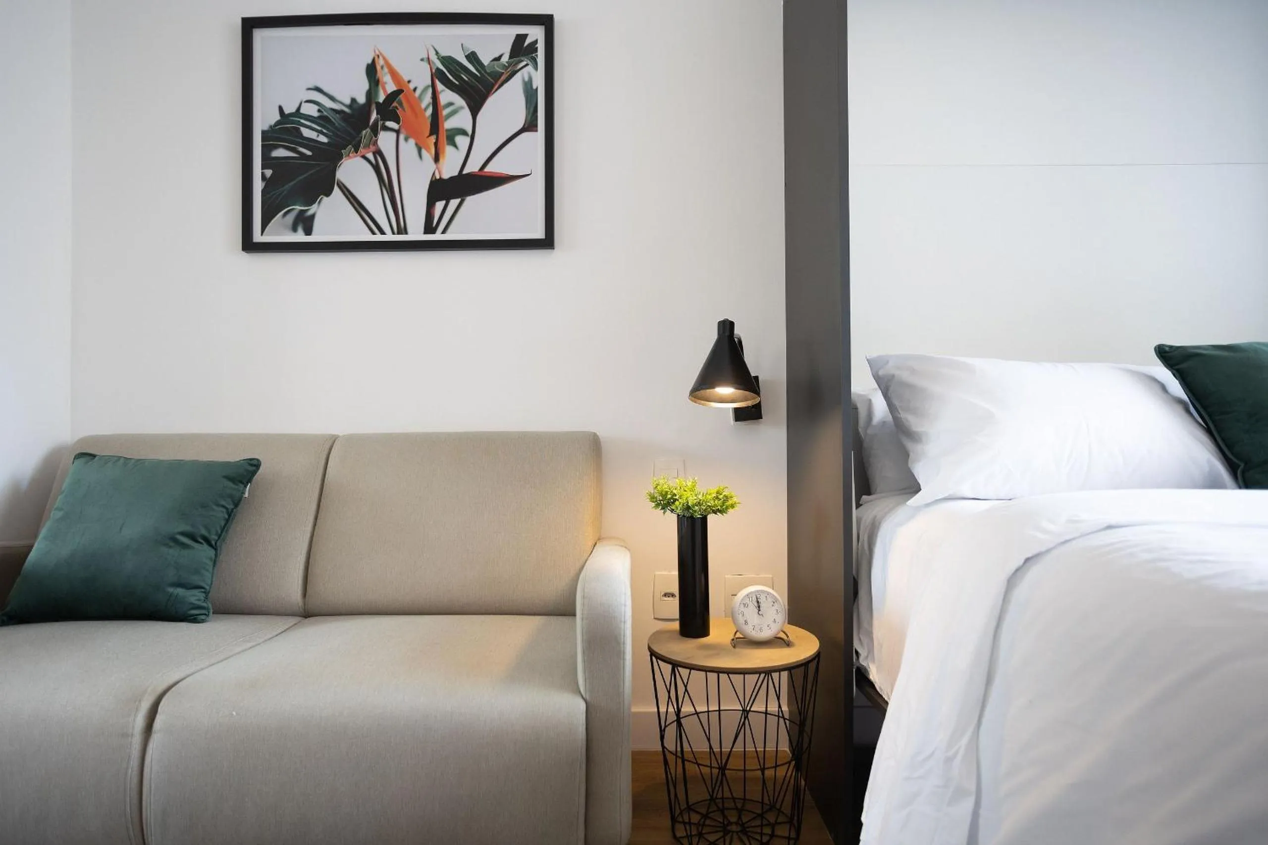 Bedroom, Bed in Walk Moema