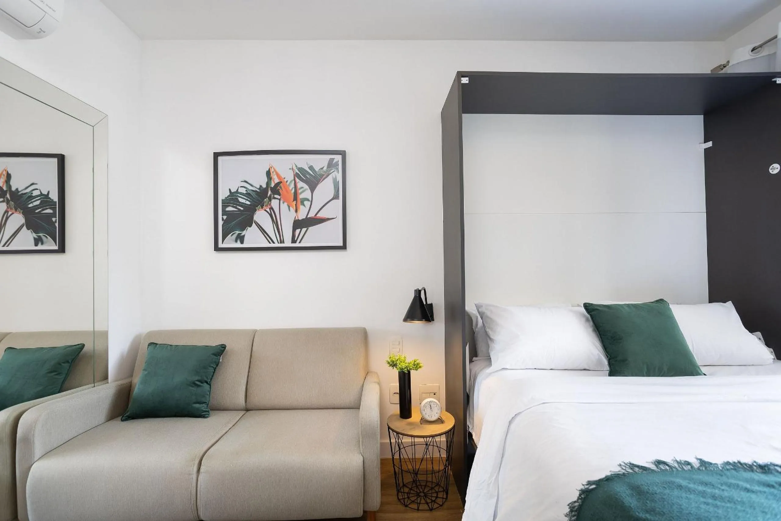 Bedroom, Bed in Walk Moema