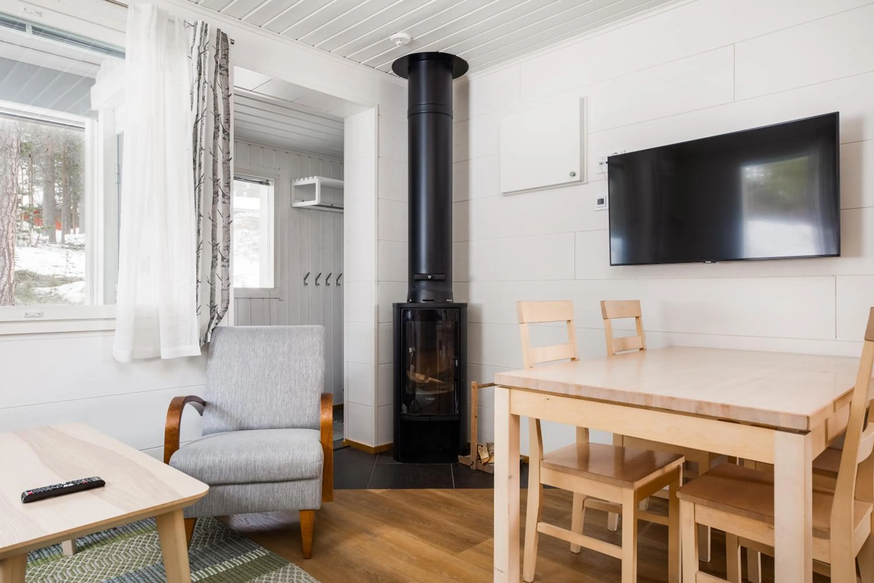 Living room in Levilehto Apartments