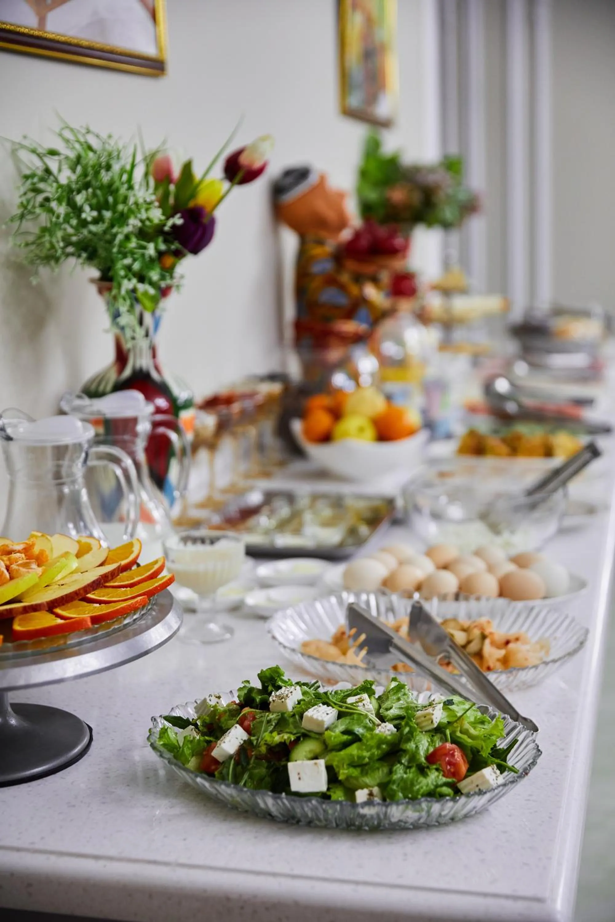 Buffet breakfast in Art Plaza Hotel