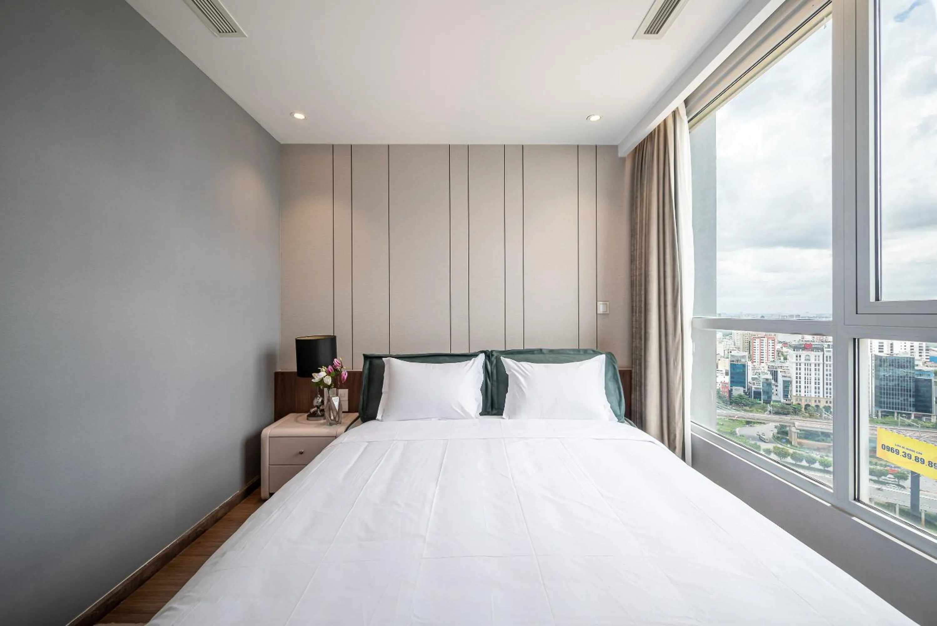 Photo of the whole room, Bed in CeLaVie Serviced Apartment - The Vinhomes and Landmark