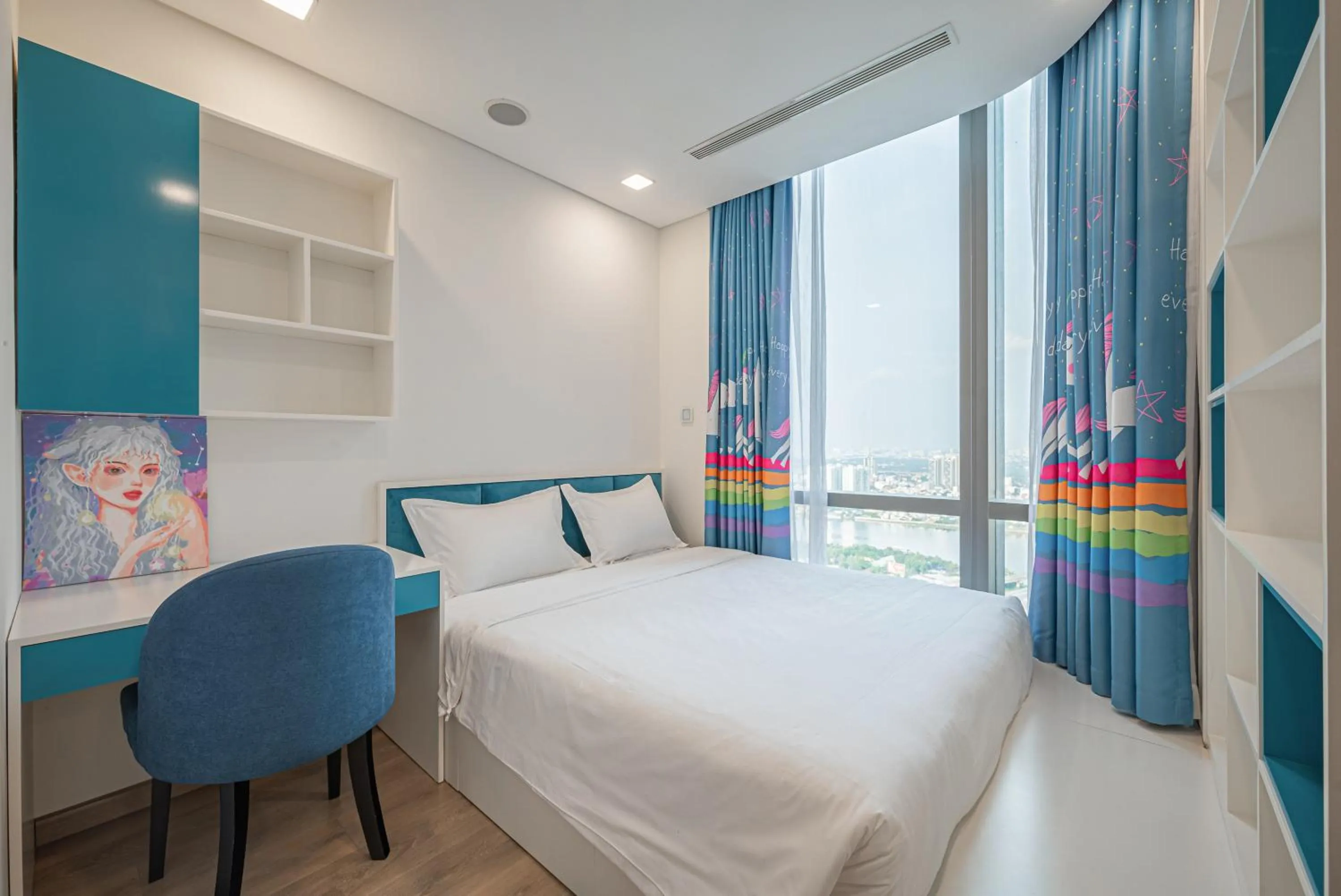 Bed in CeLaVie Serviced Apartment - The Vinhomes and Landmark