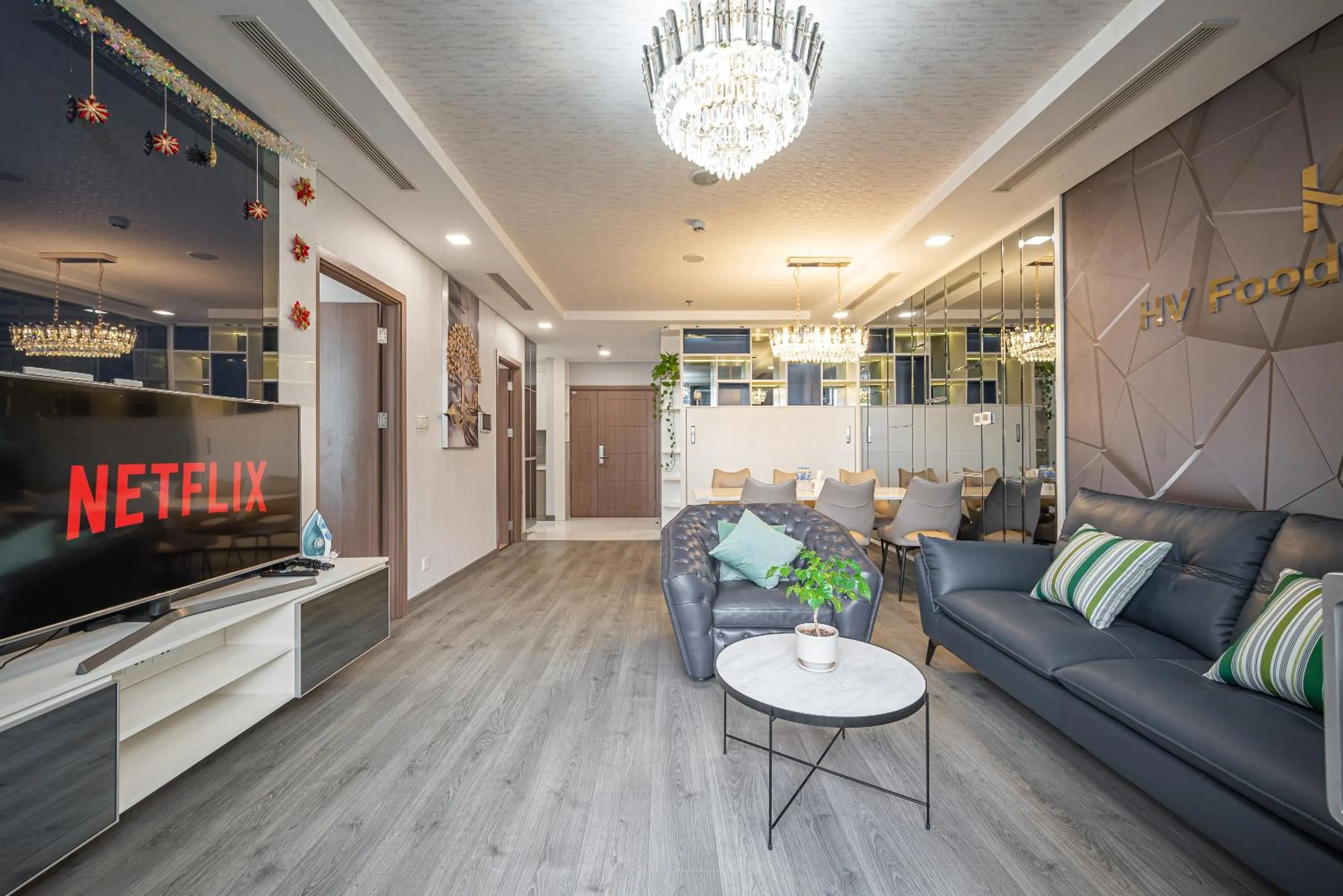 TV and multimedia in CeLaVie Serviced Apartment - The Vinhomes and Landmark