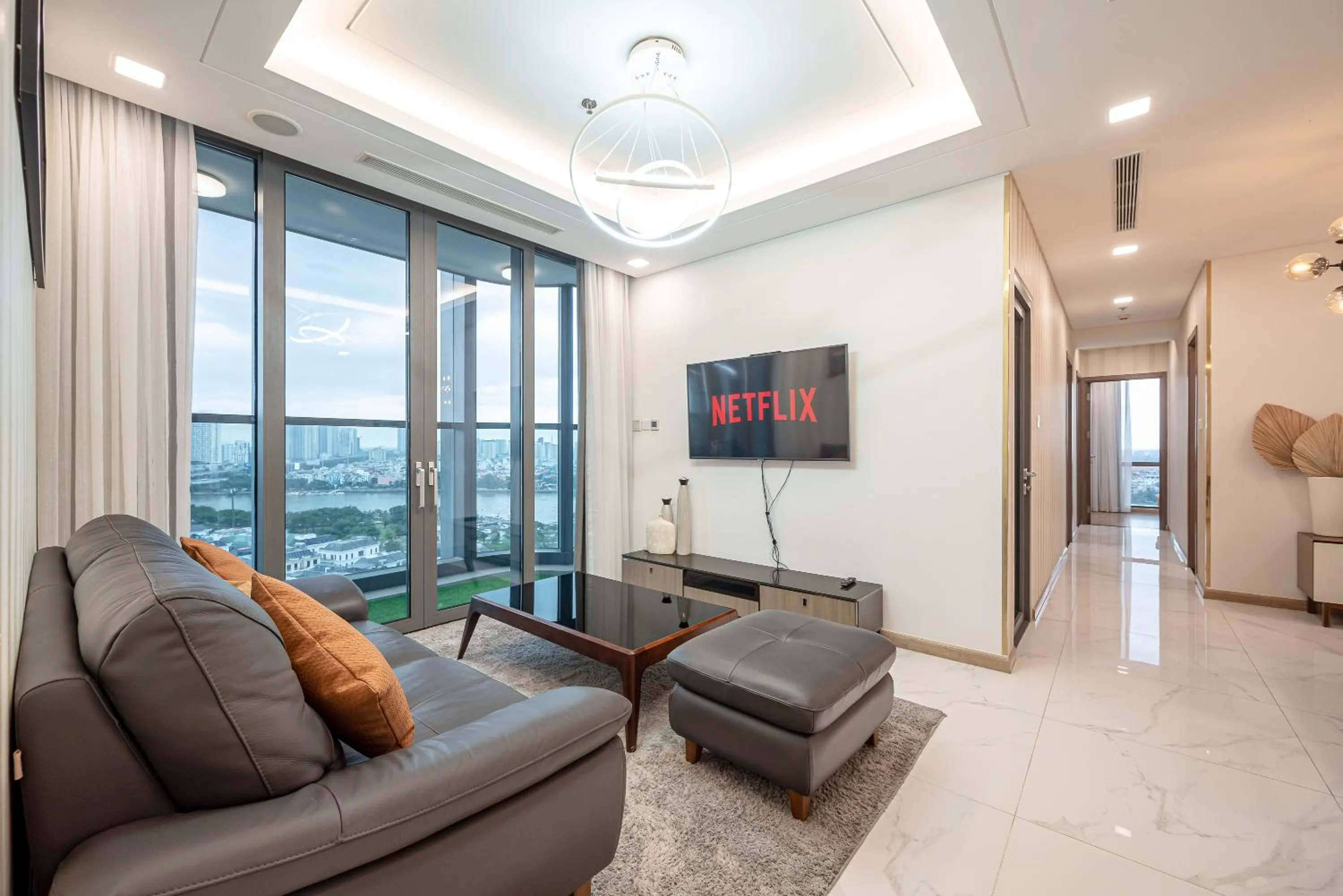 TV and multimedia in CeLaVie Serviced Apartment - The Vinhomes and Landmark