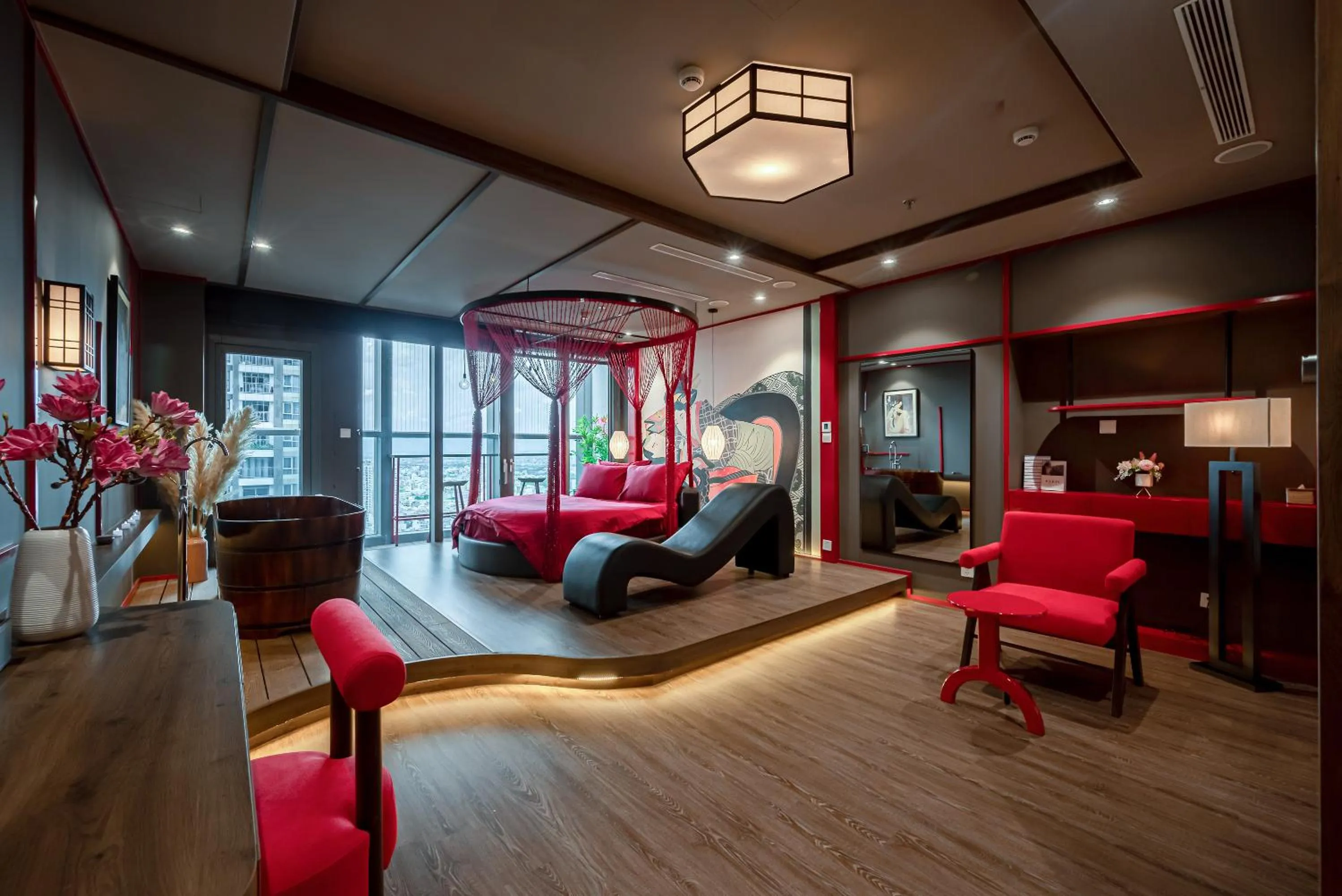 Living room in CeLaVie Serviced Apartment - The Vinhomes and Landmark