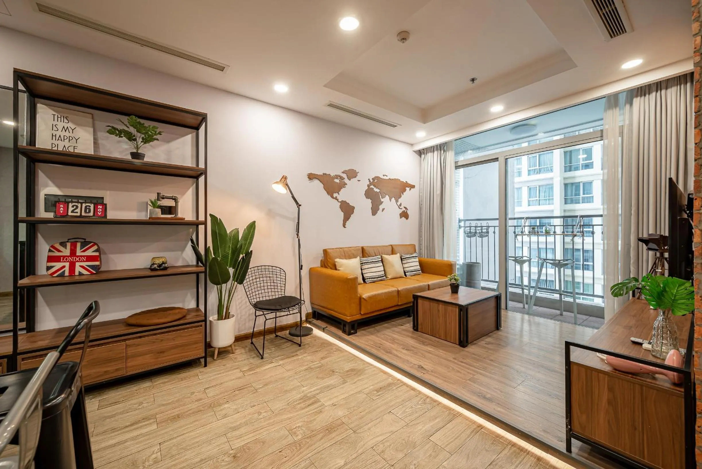 Living room in CeLaVie Serviced Apartment - The Vinhomes and Landmark