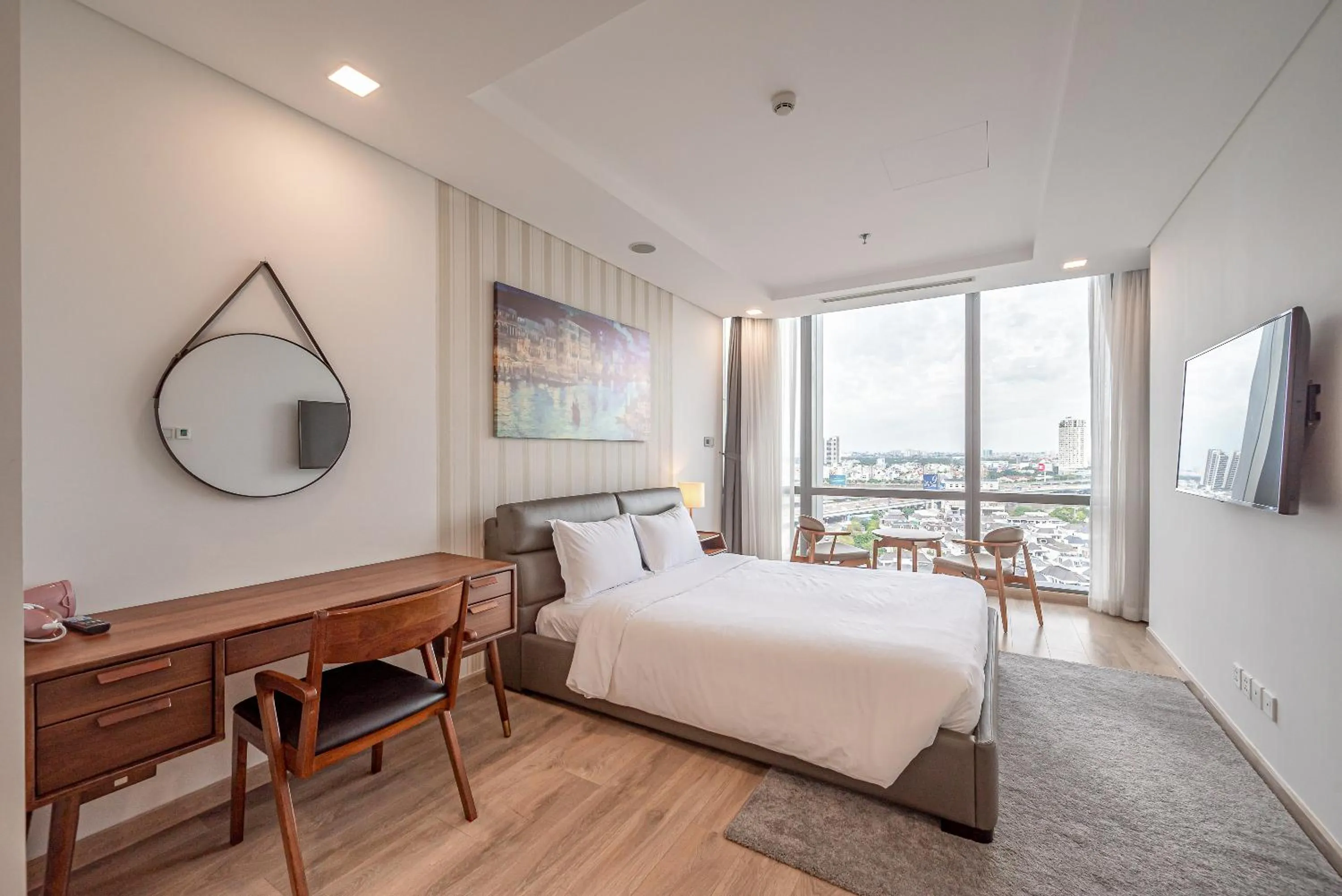 Bed in CeLaVie Serviced Apartment - The Vinhomes and Landmark