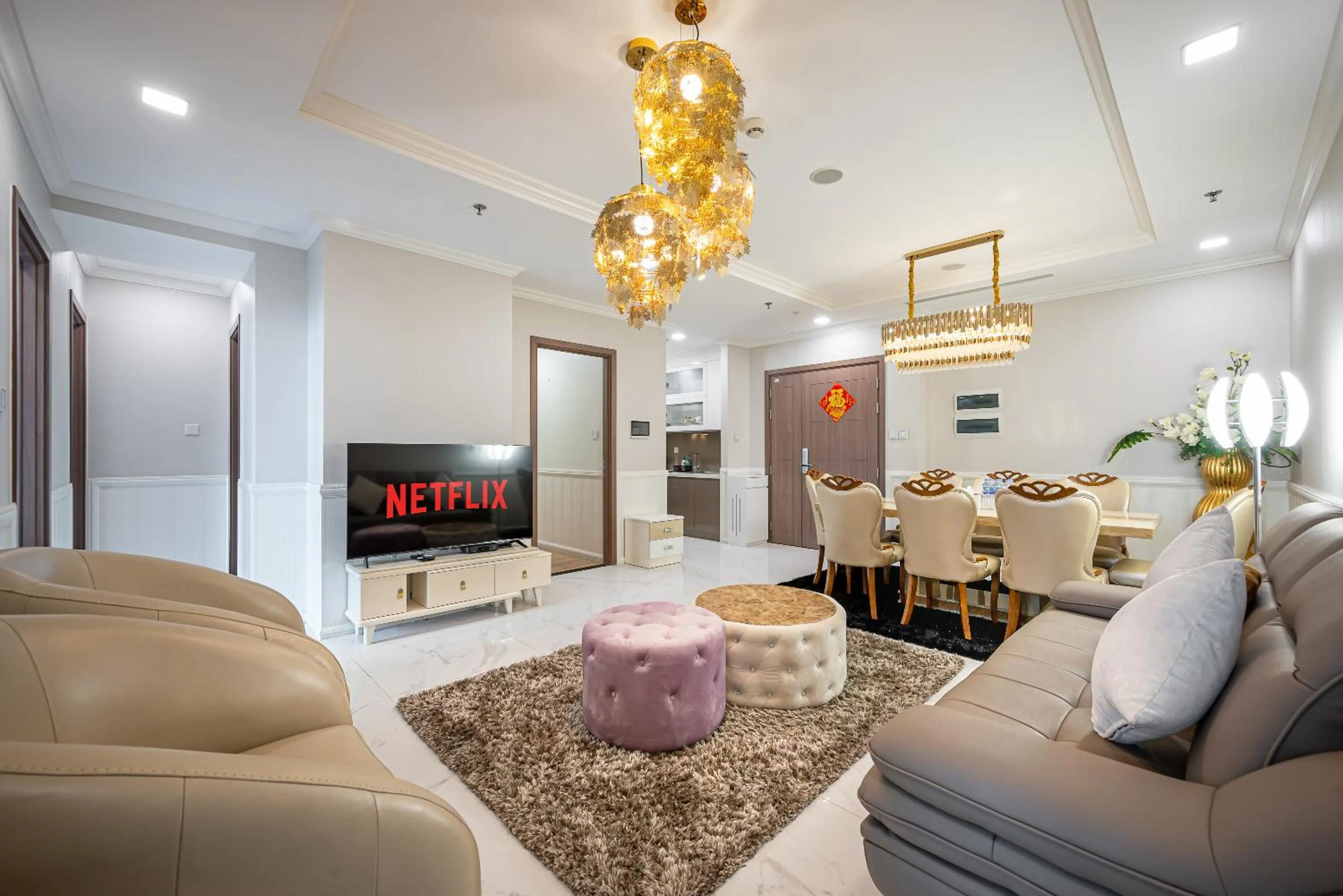 TV and multimedia in CeLaVie Serviced Apartment - The Vinhomes and Landmark