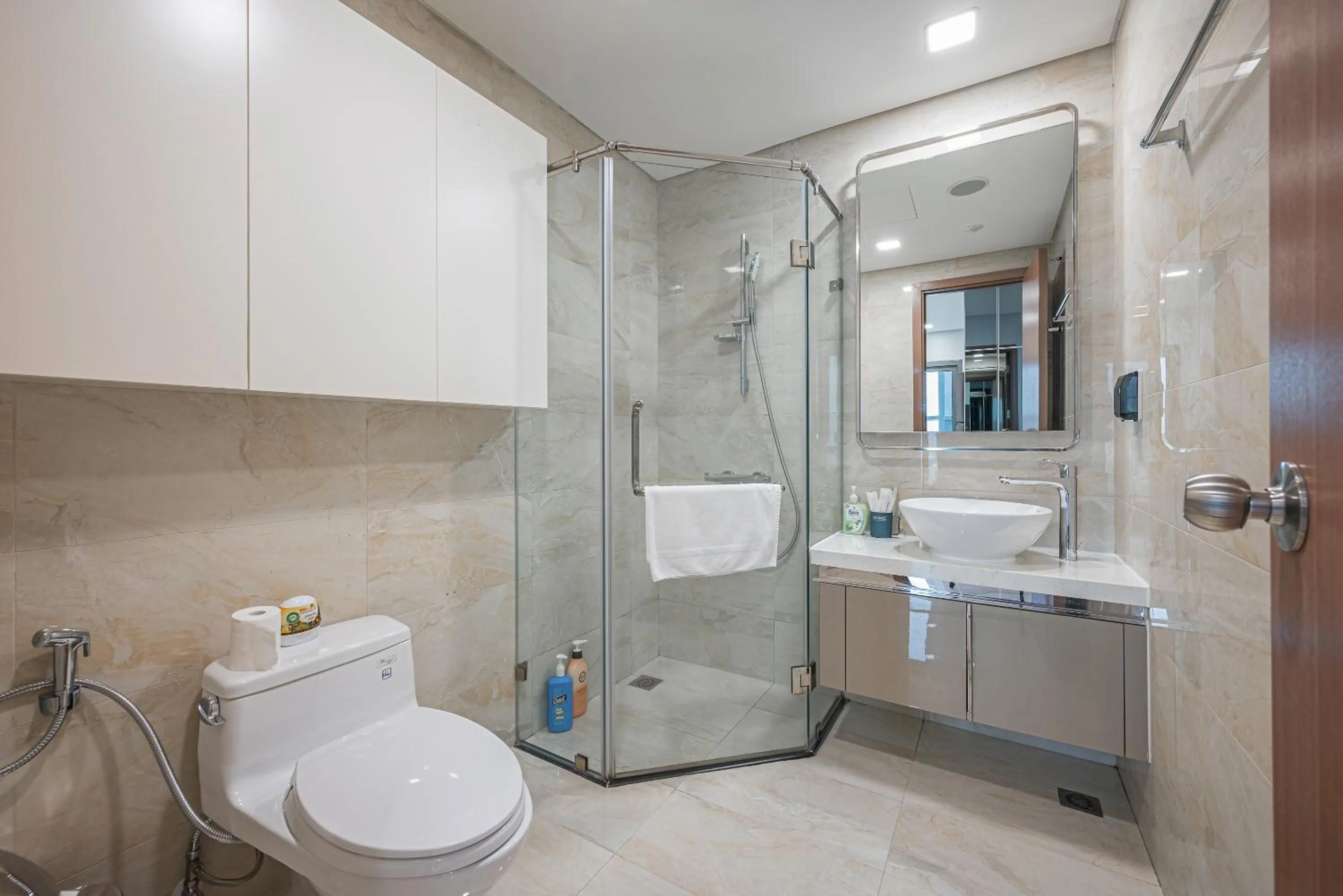 Shower in CeLaVie Serviced Apartment - The Vinhomes and Landmark