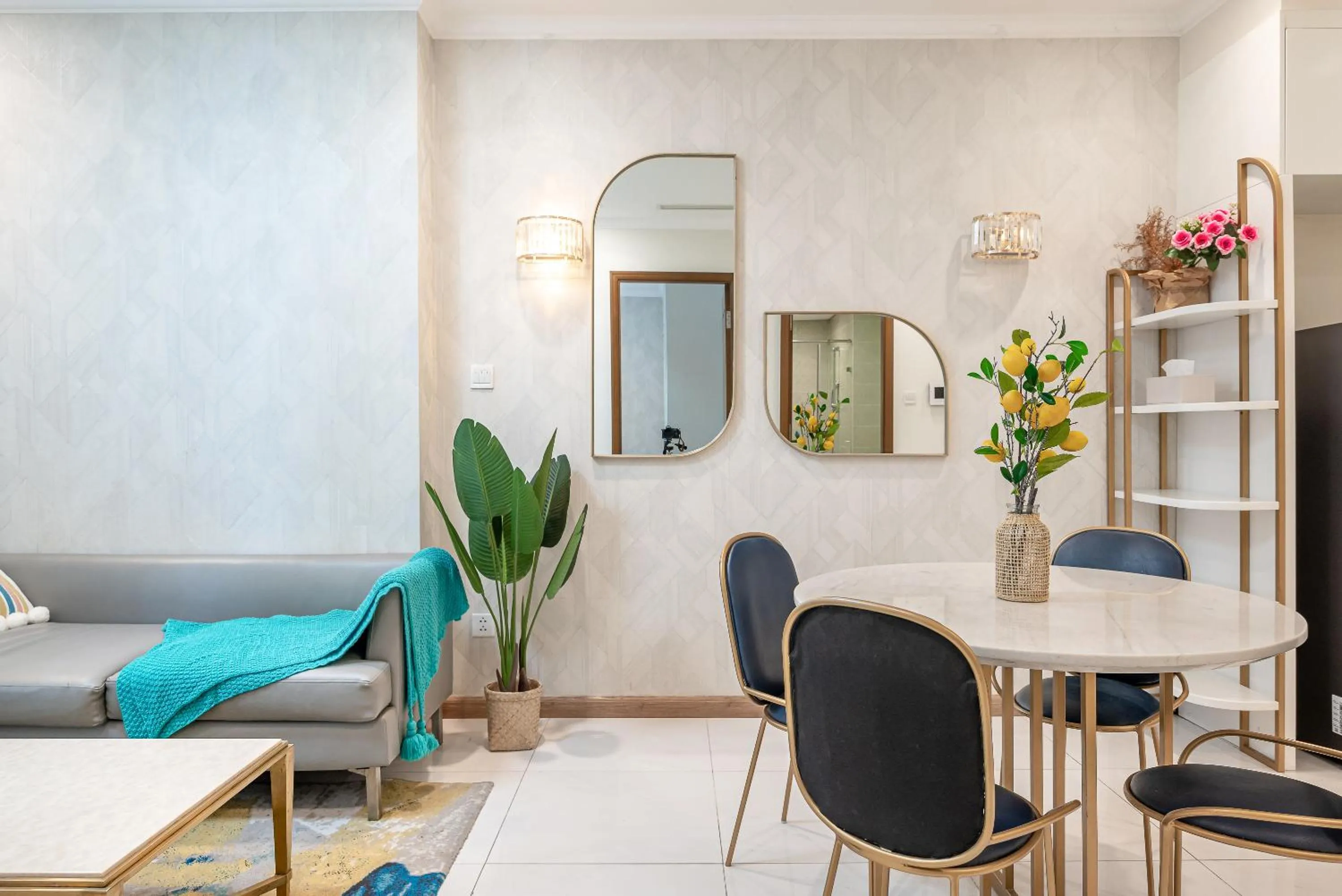 Living room in CeLaVie Serviced Apartment - The Vinhomes and Landmark