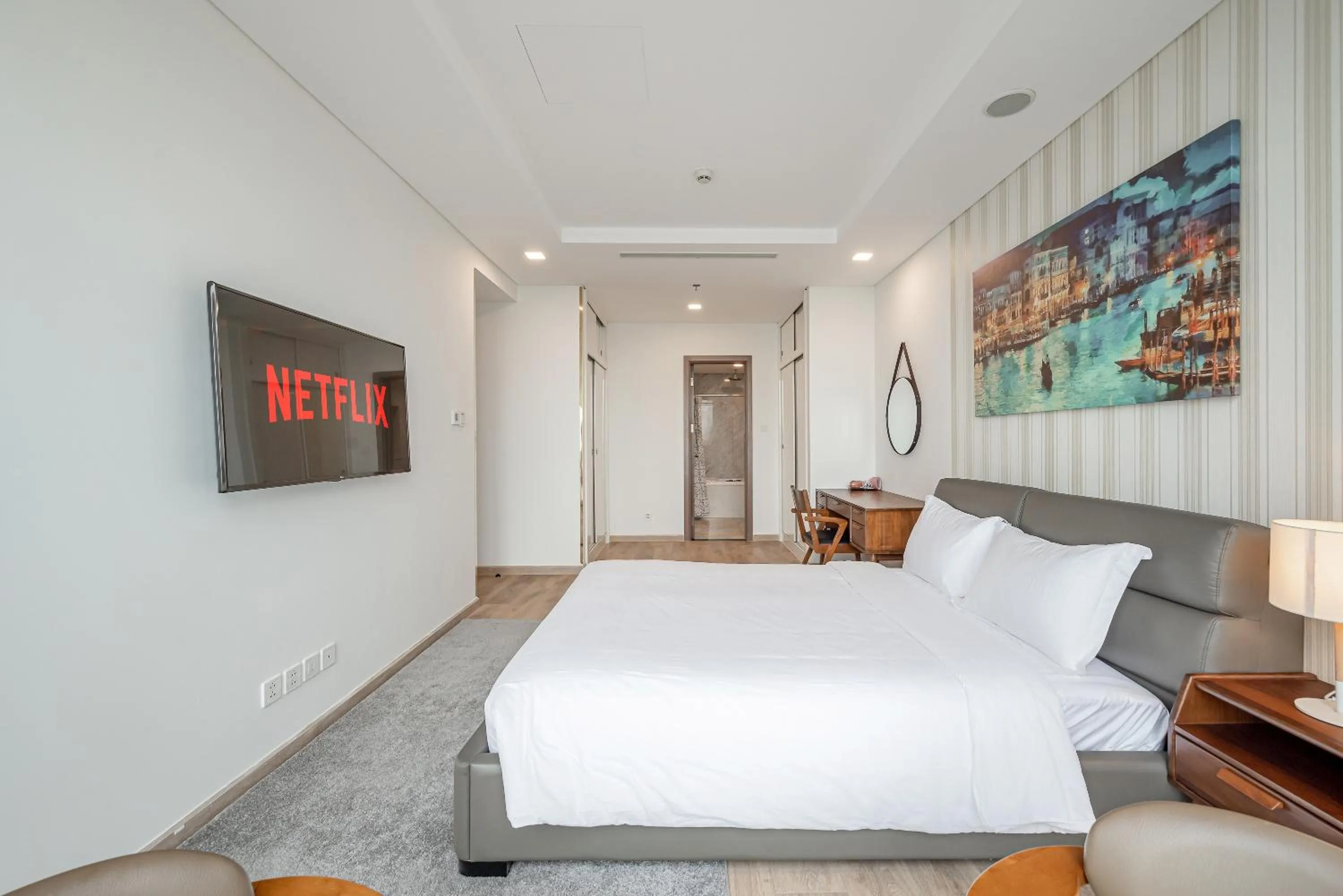 Bed in CeLaVie Serviced Apartment - The Vinhomes and Landmark