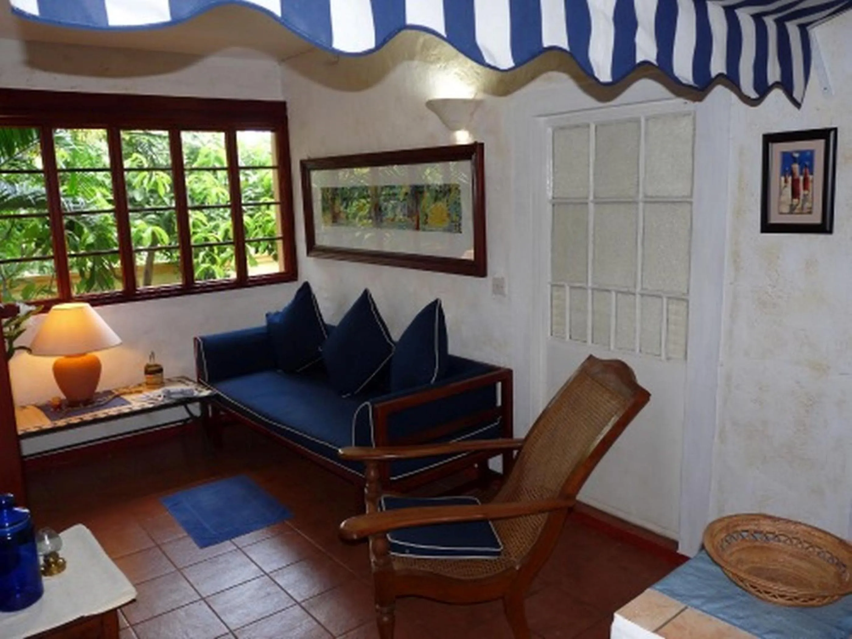 Living room in La Reine Creole