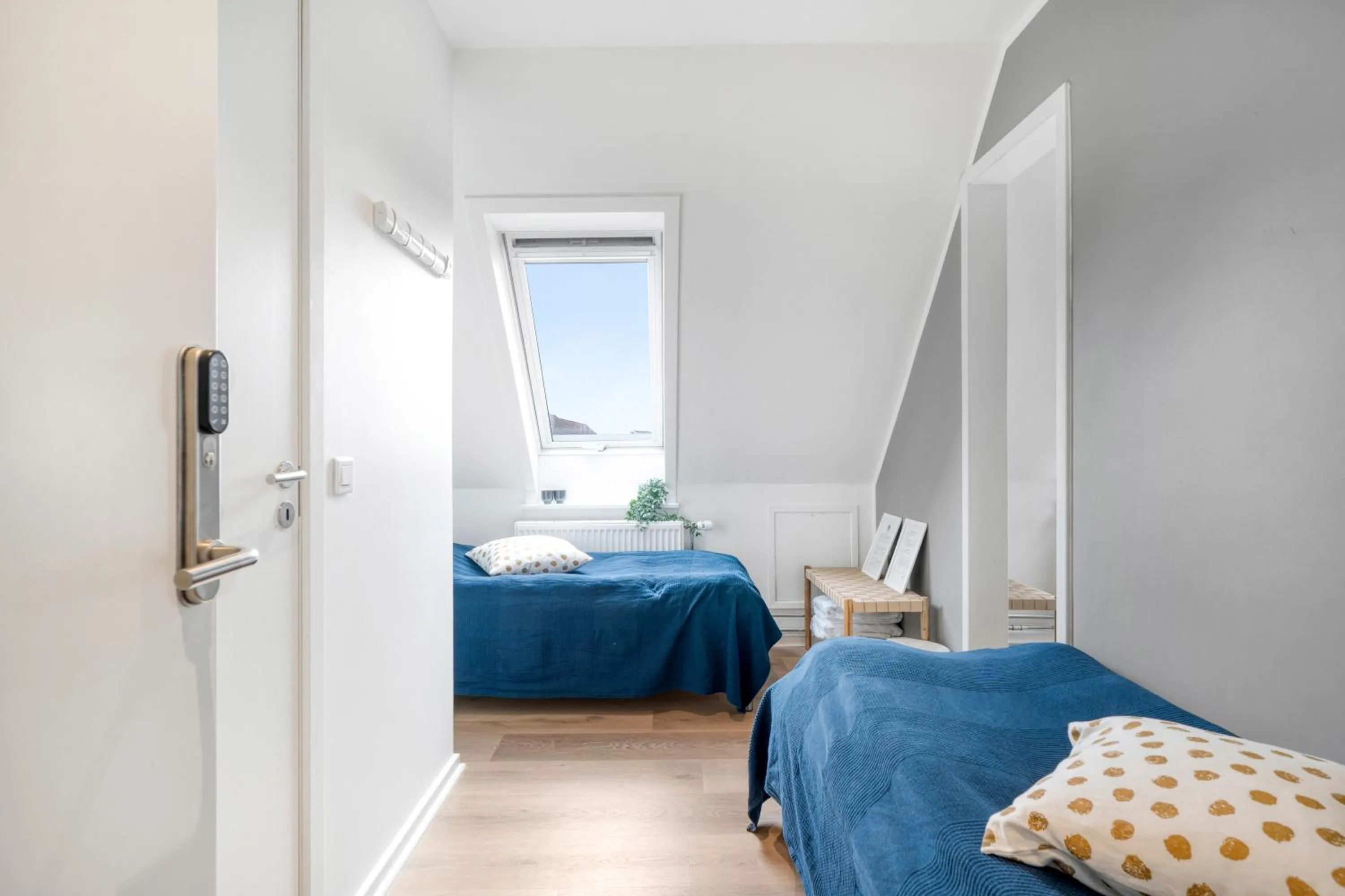 Bed in Kragsbjerggaard Vandrerhjem