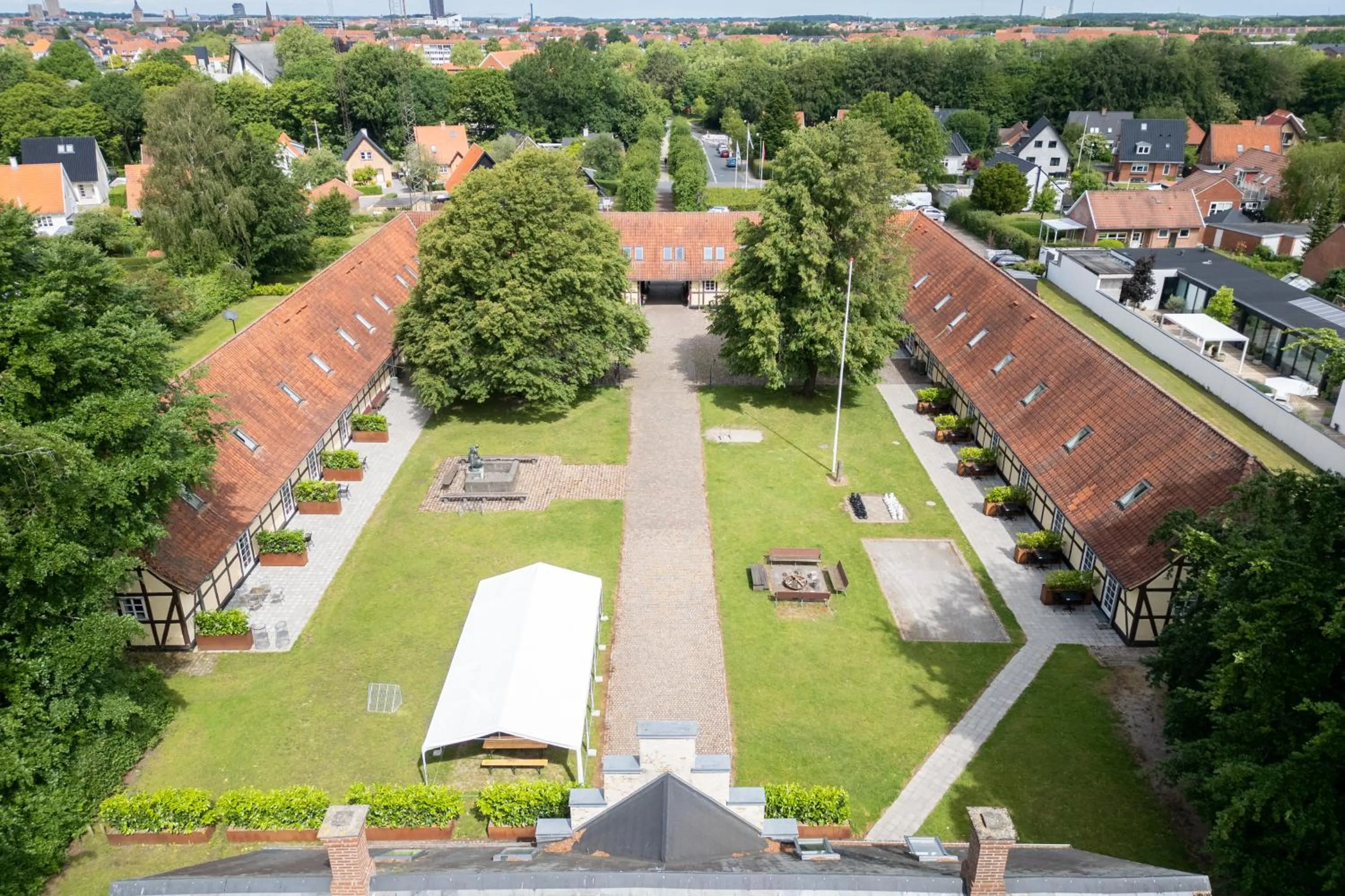 Garden in Kragsbjerggaard Vandrerhjem