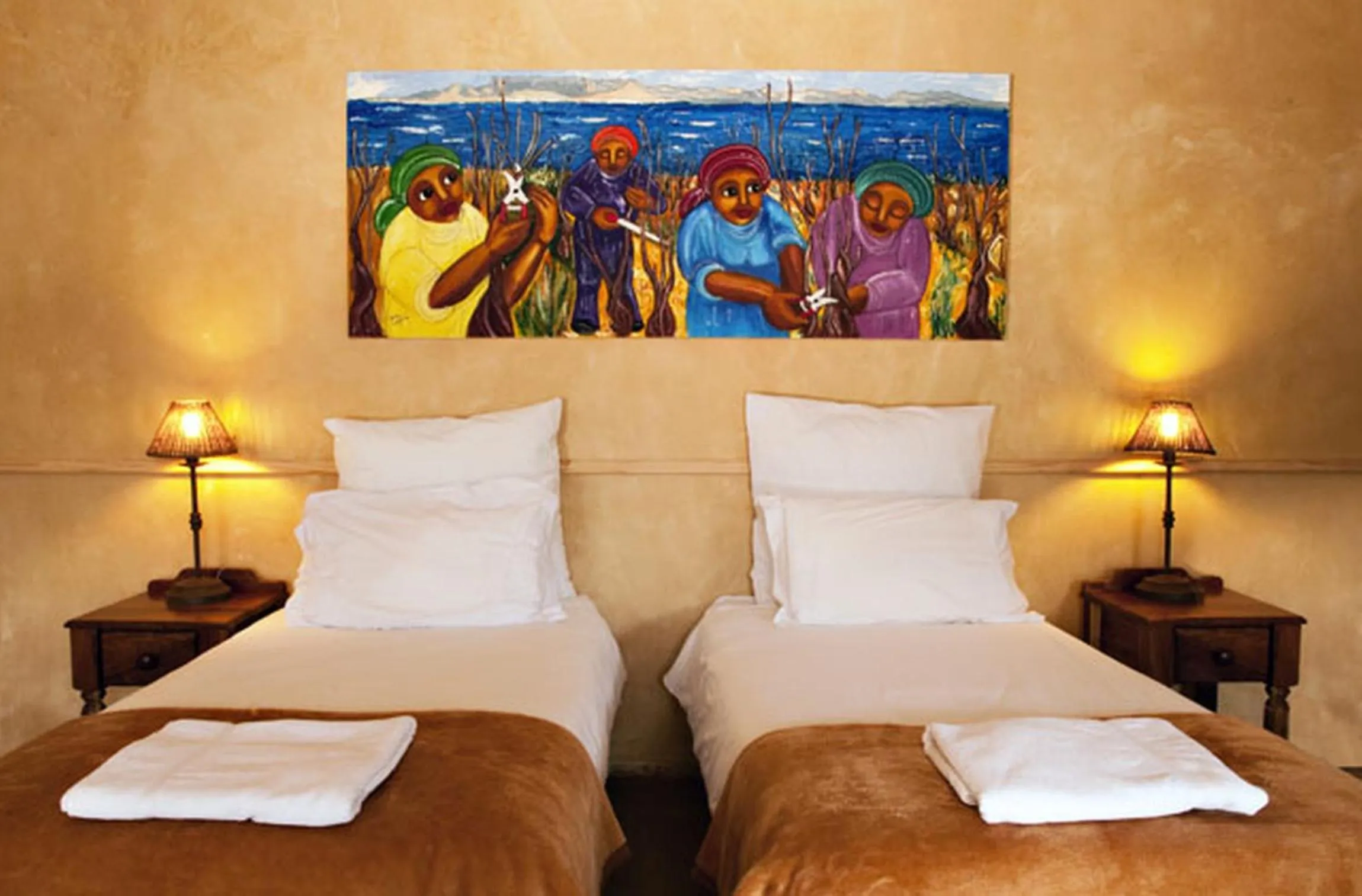 Bedroom, Bed in Ongegund Lodge