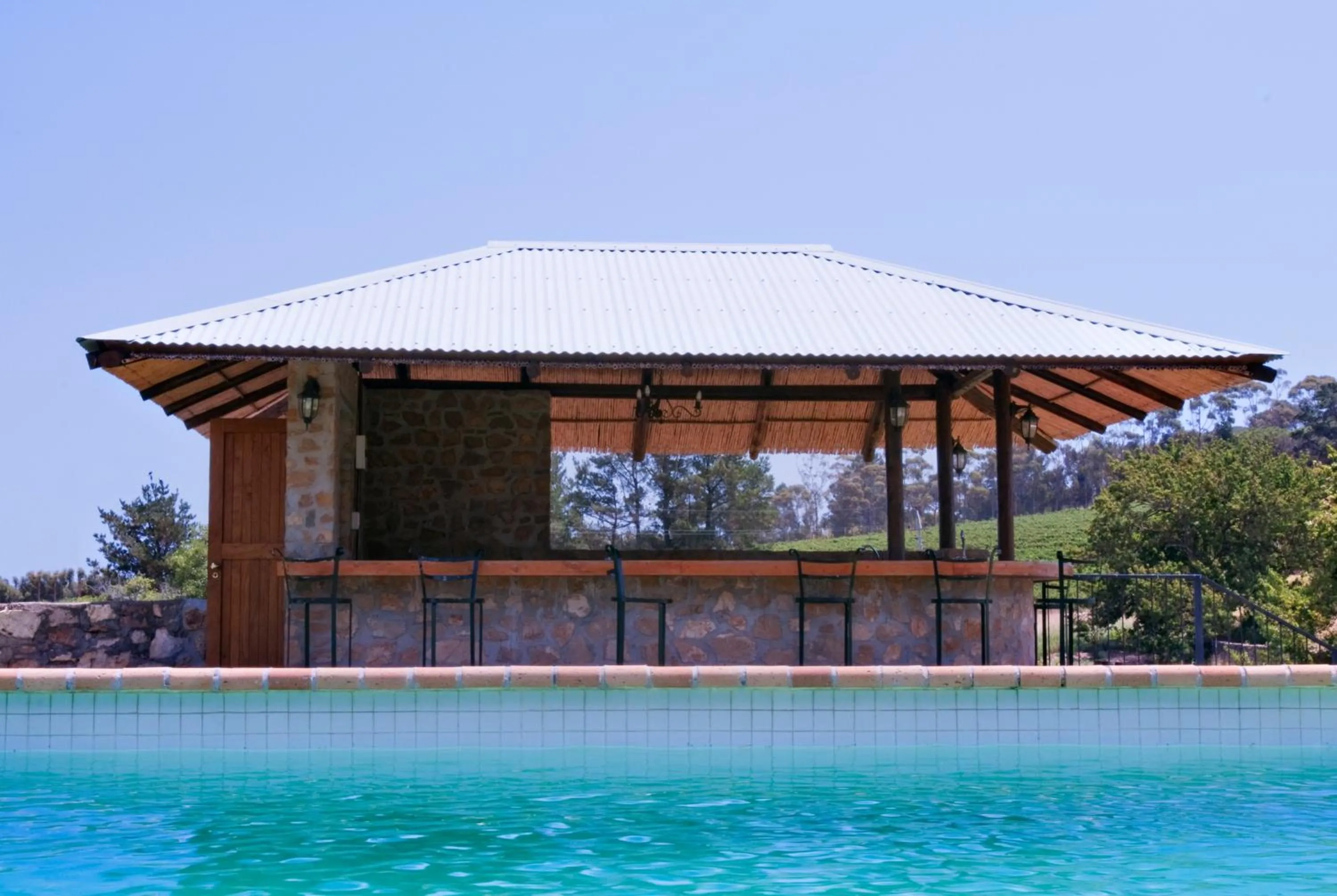 BBQ facilities in Ongegund Lodge