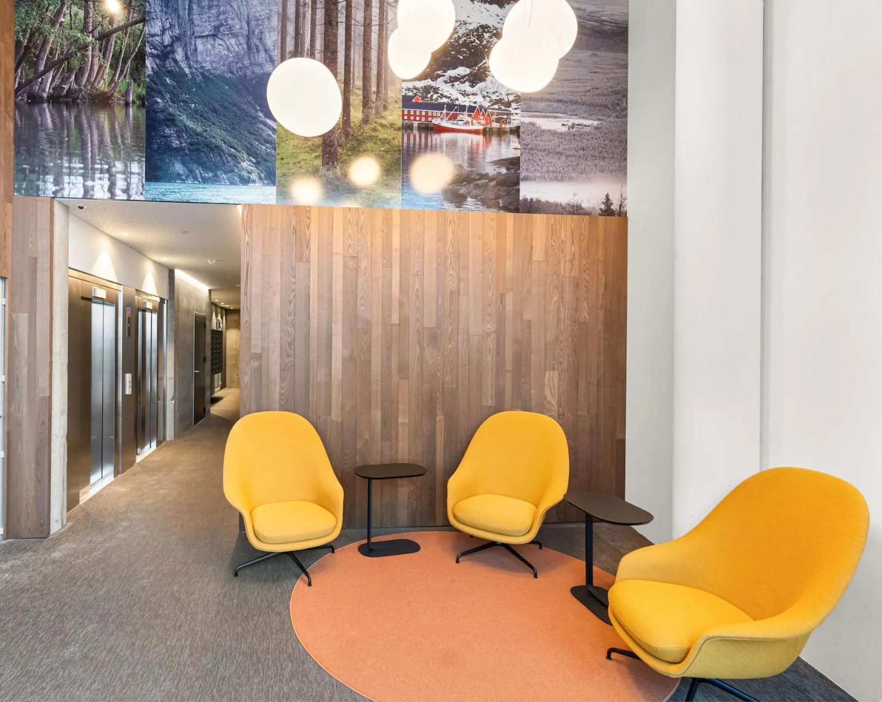 Lobby or reception in LUX Hotel Apartments Lillestrøm