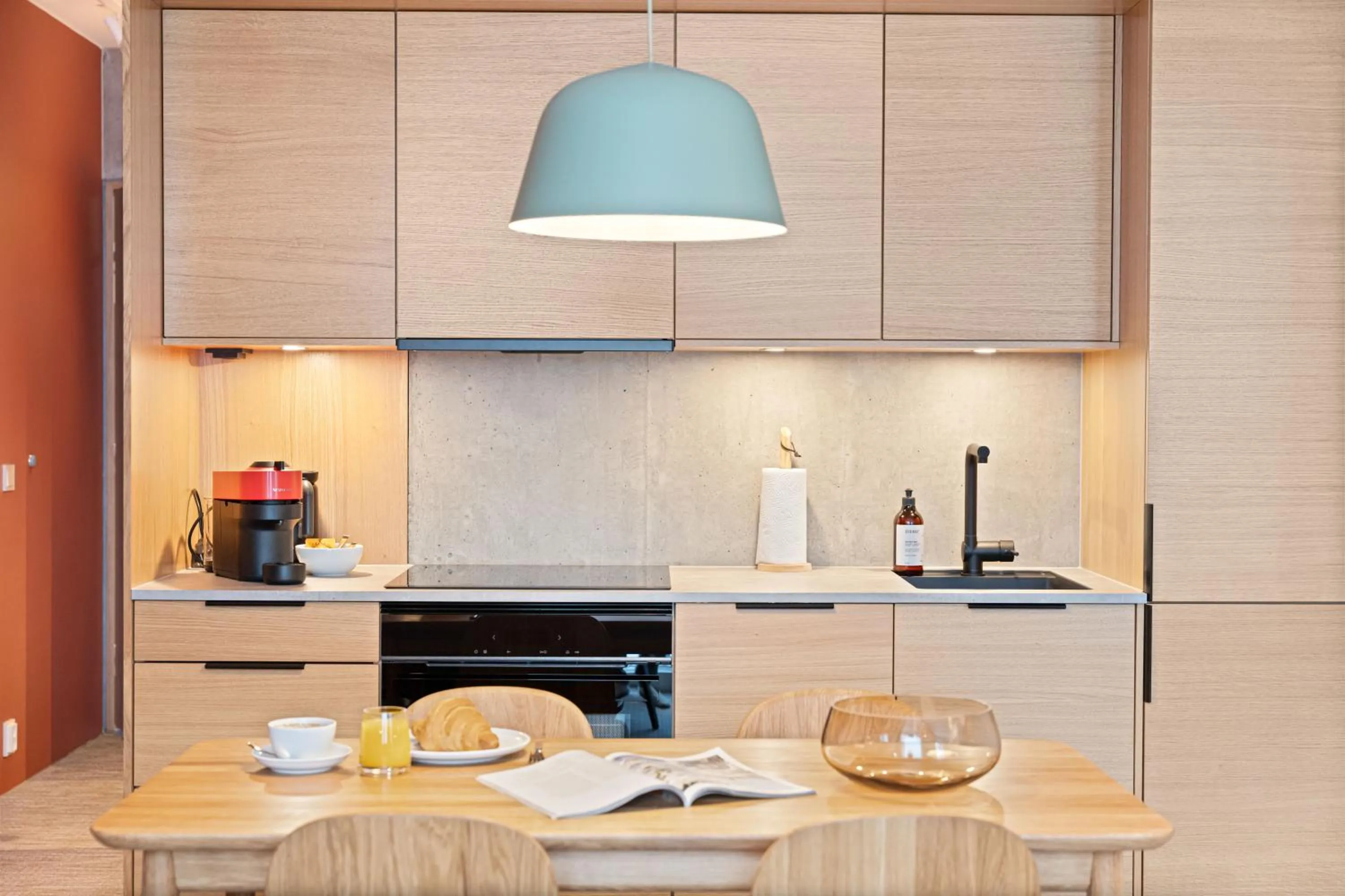 Dining area in LUX Hotel Apartments Lillestrøm