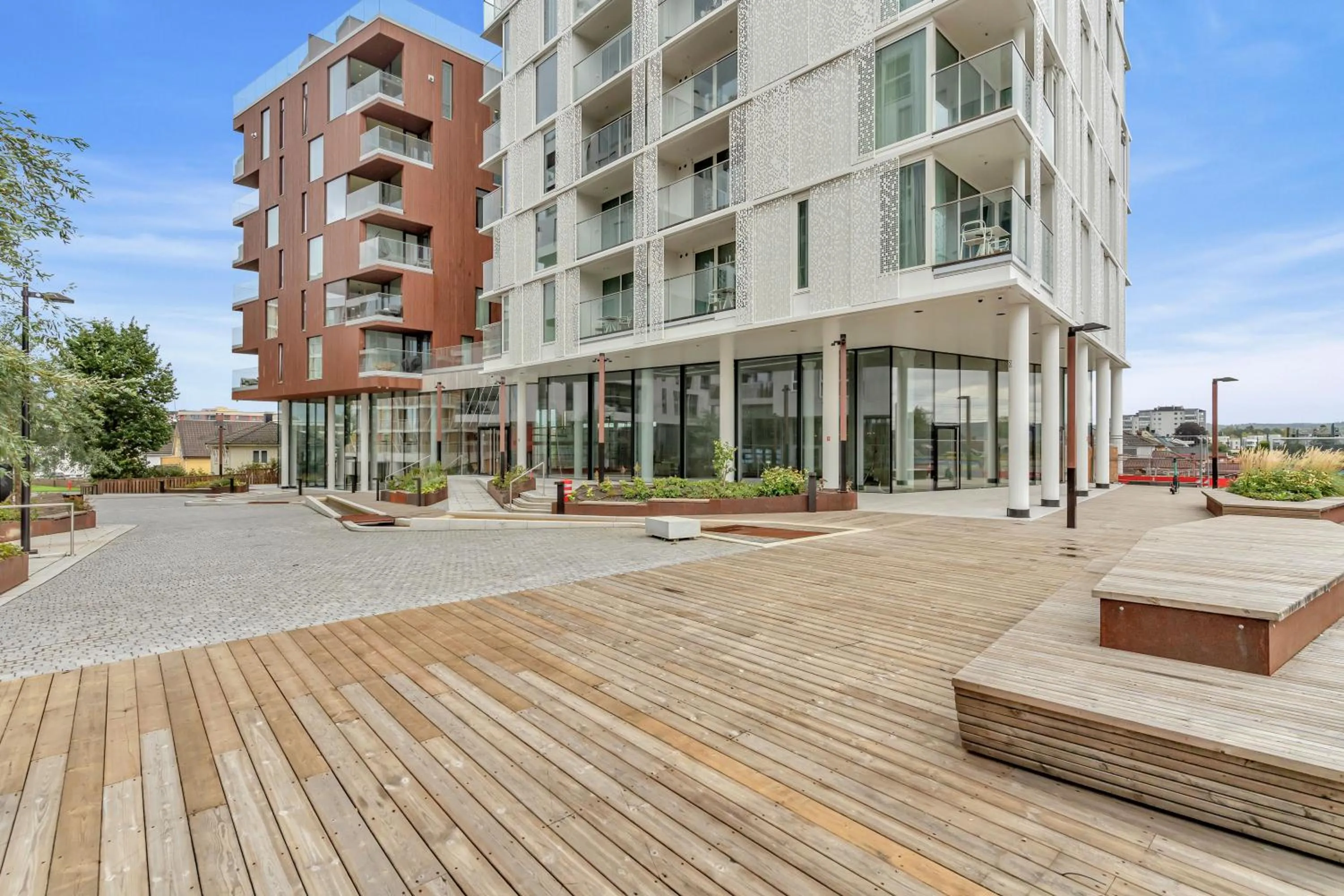 Facade/entrance in LUX Hotel Apartments Lillestrøm