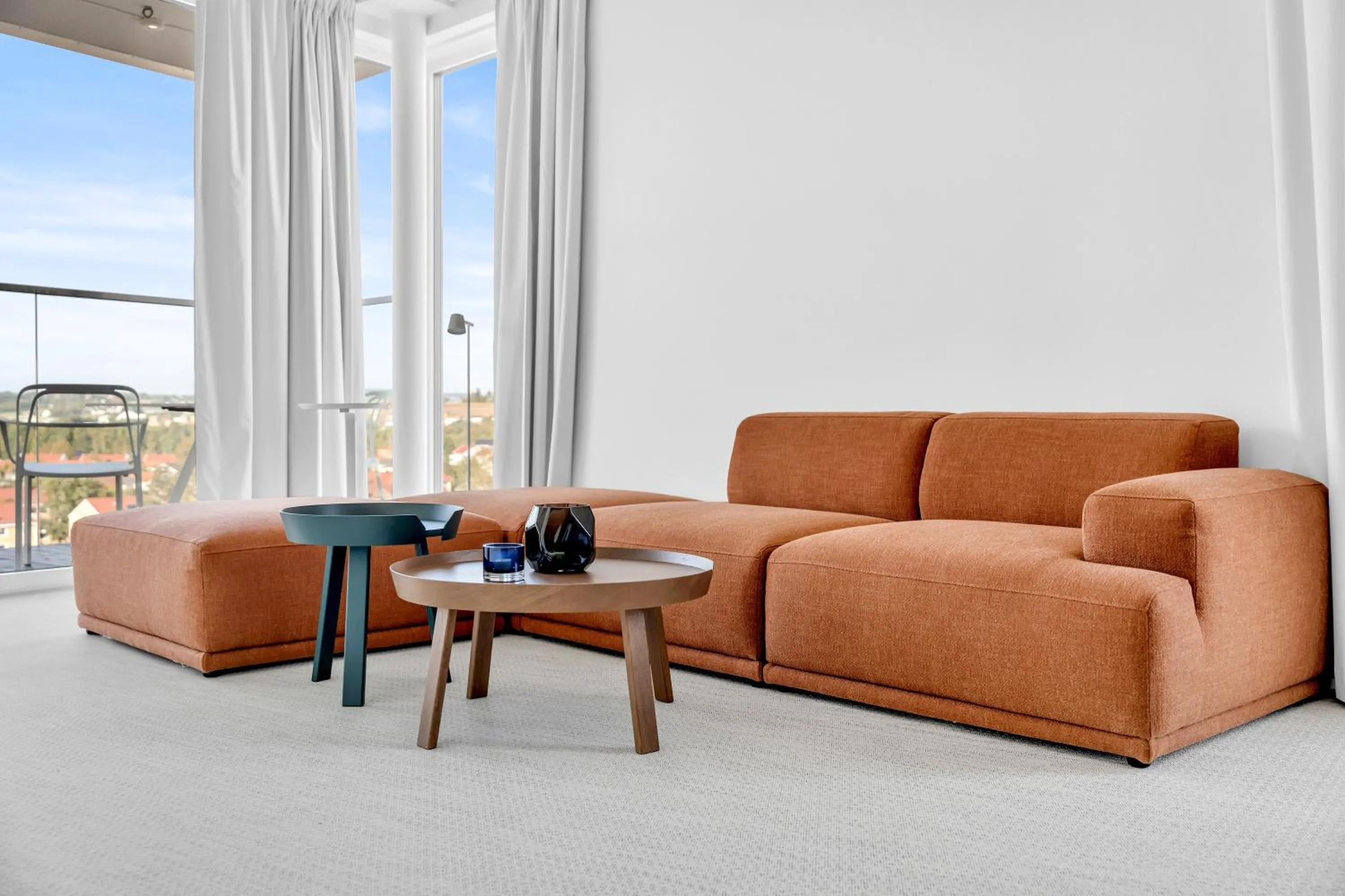 Balcony/Terrace in LUX Hotel Apartments Lillestrøm