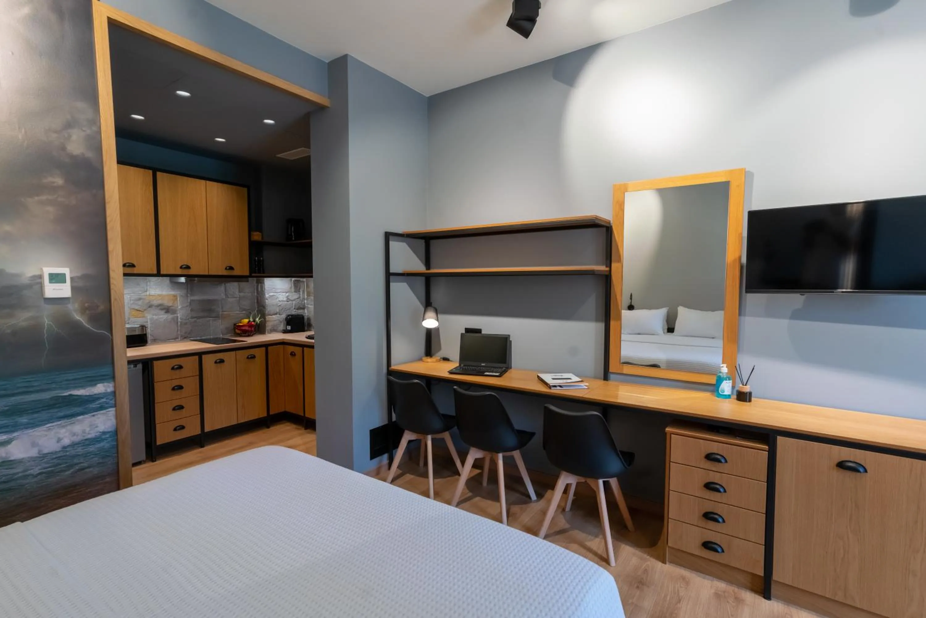 Bed in Kraka Apartments