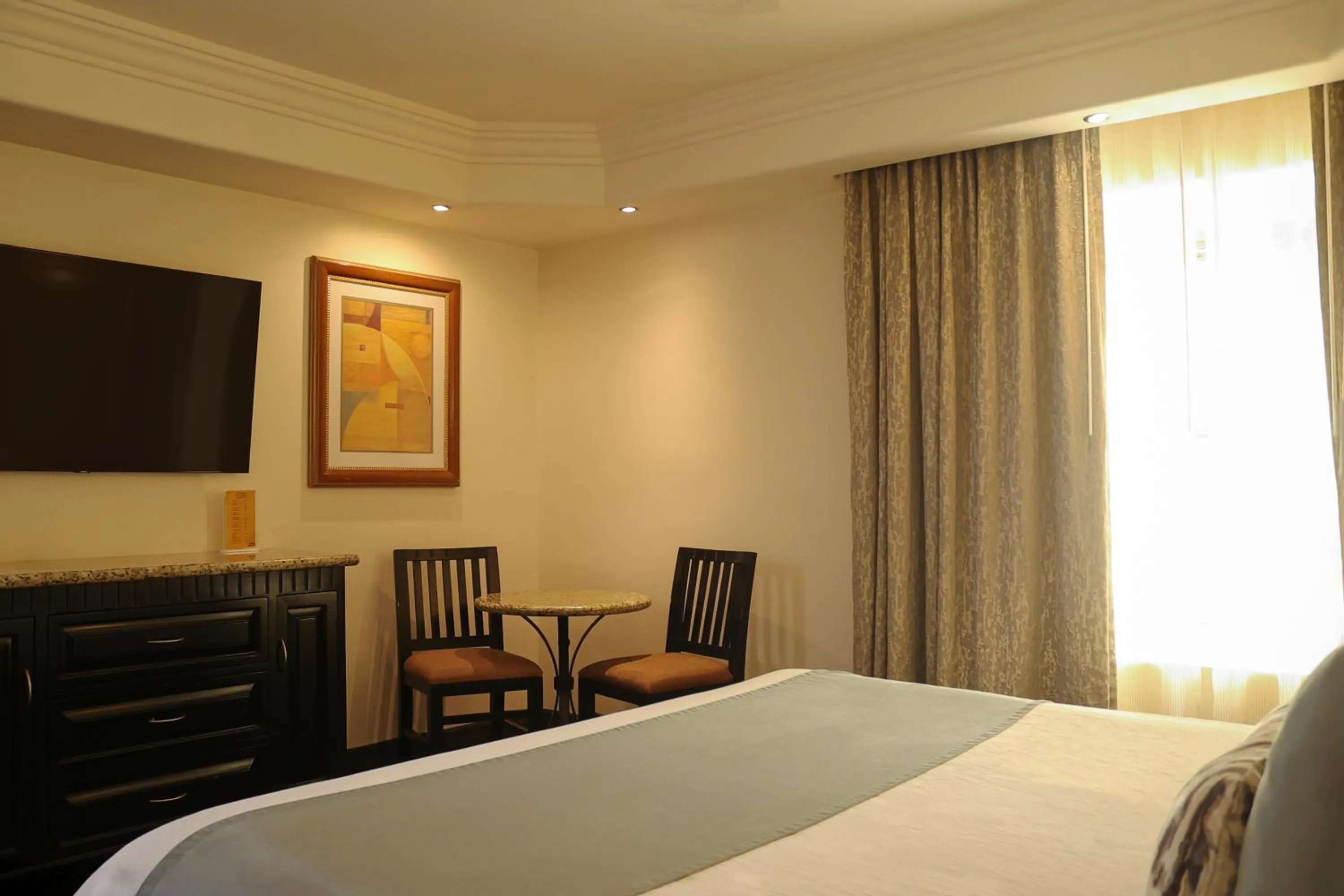 Bed in Hotel Ticuán