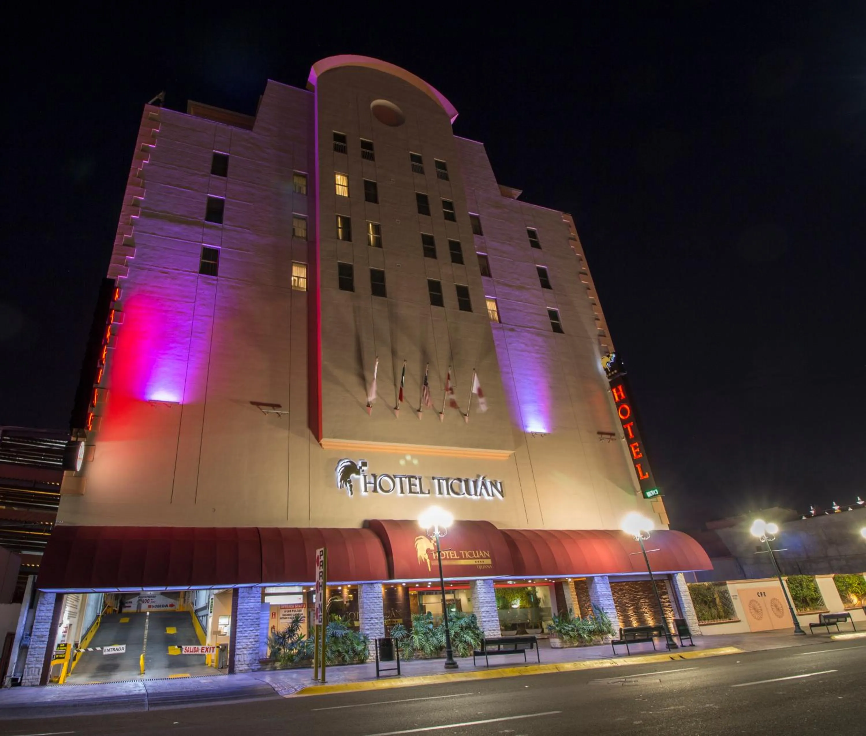 Facade/entrance in Hotel Ticuán