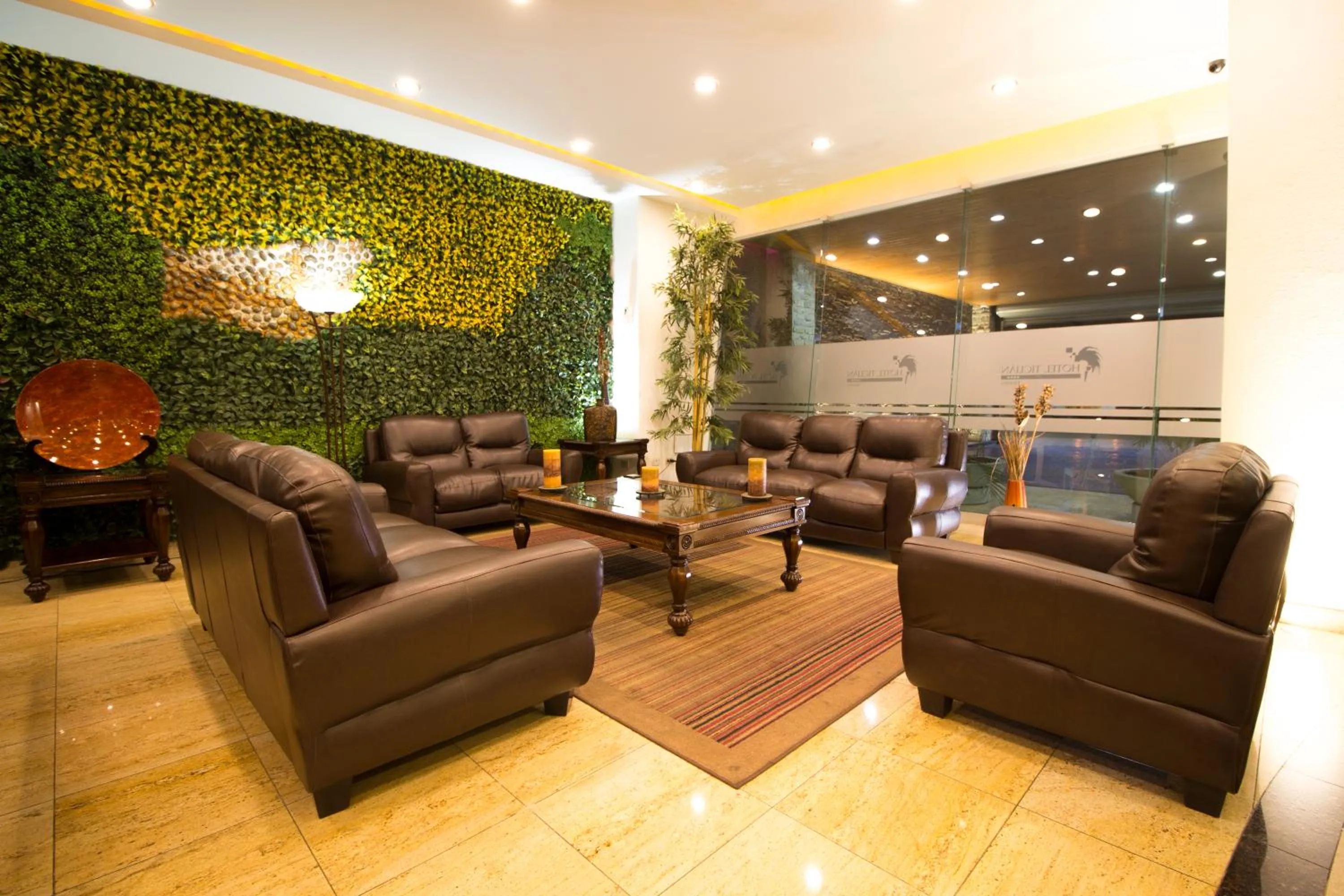 Lobby or reception in Hotel Ticuán