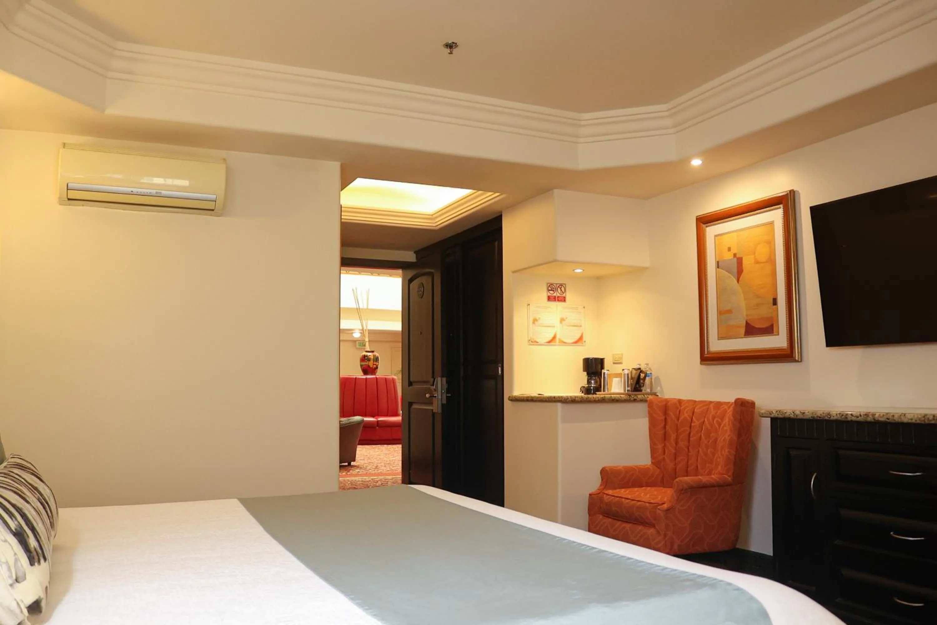 Bed in Hotel Ticuán