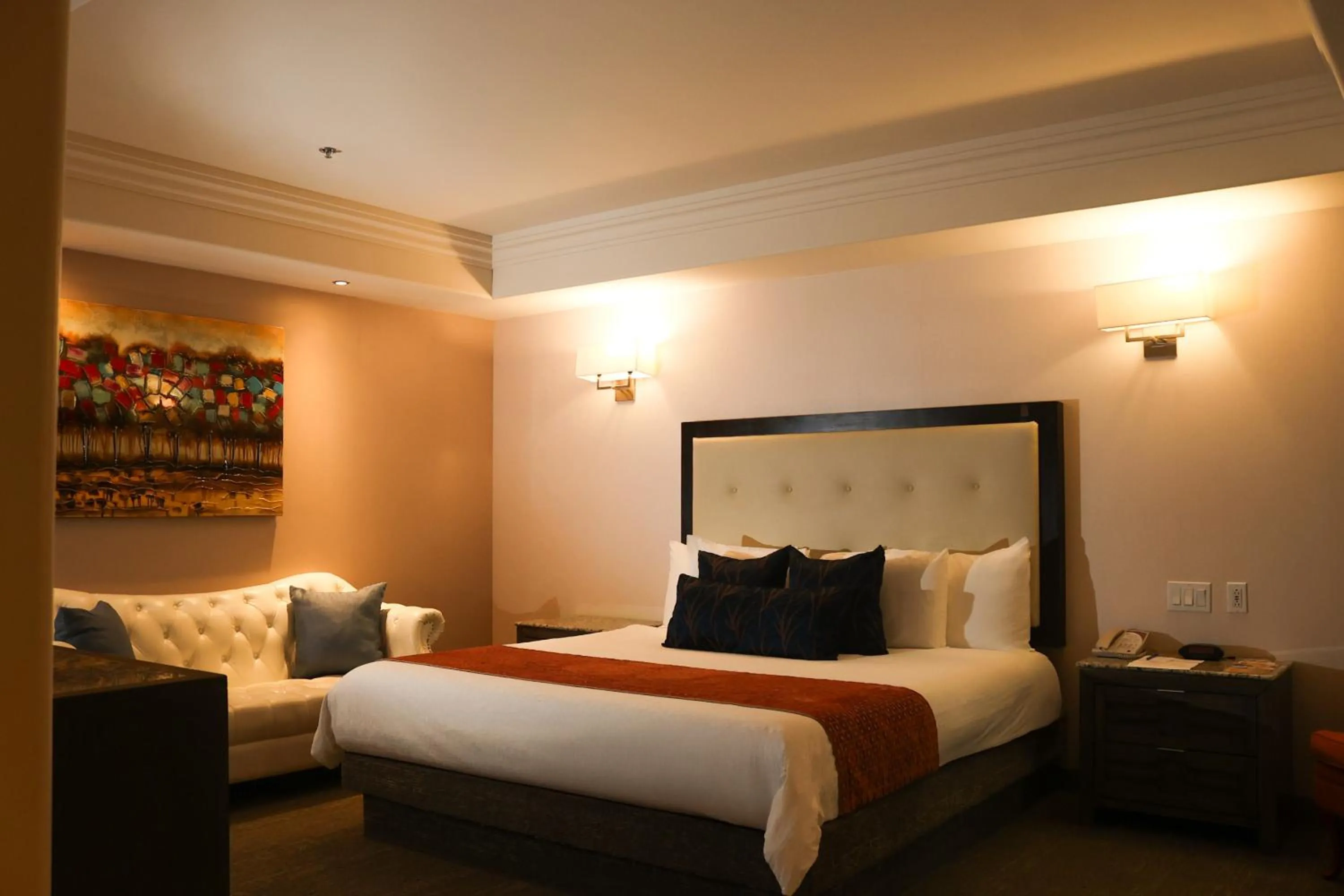 Bed in Hotel Ticuán