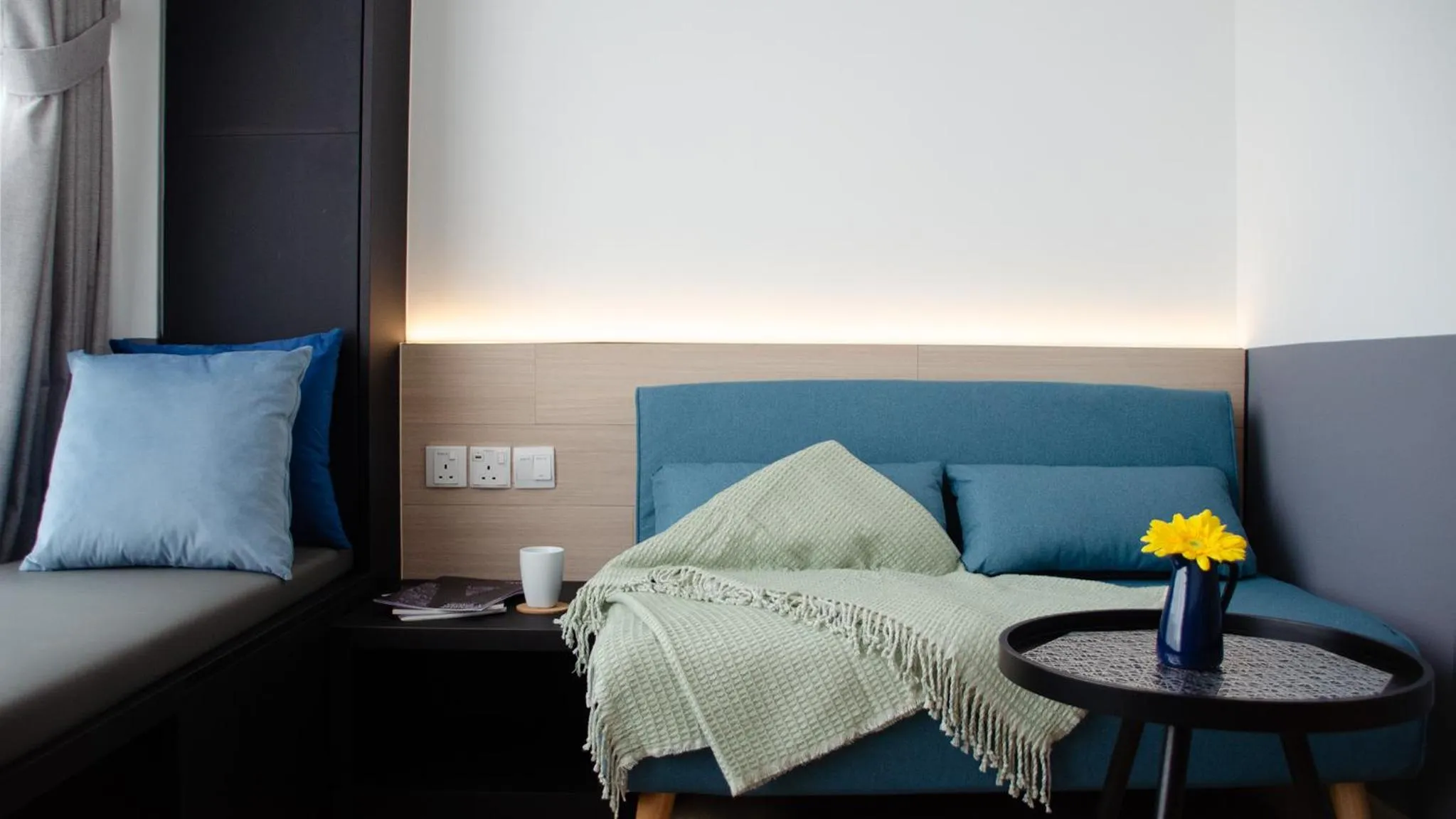 Living room, Bed in VicHaus Serviced Apartment