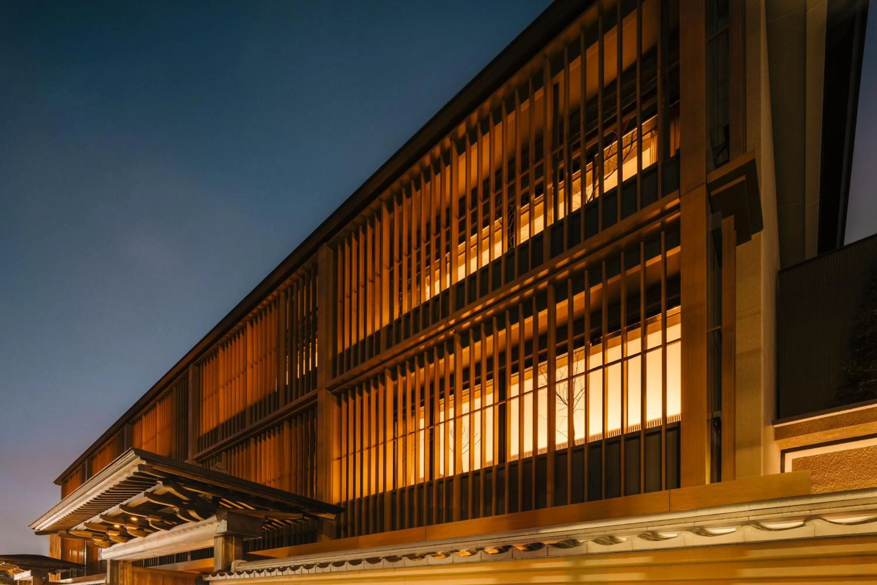 Facade/entrance in Six Senses Kyoto