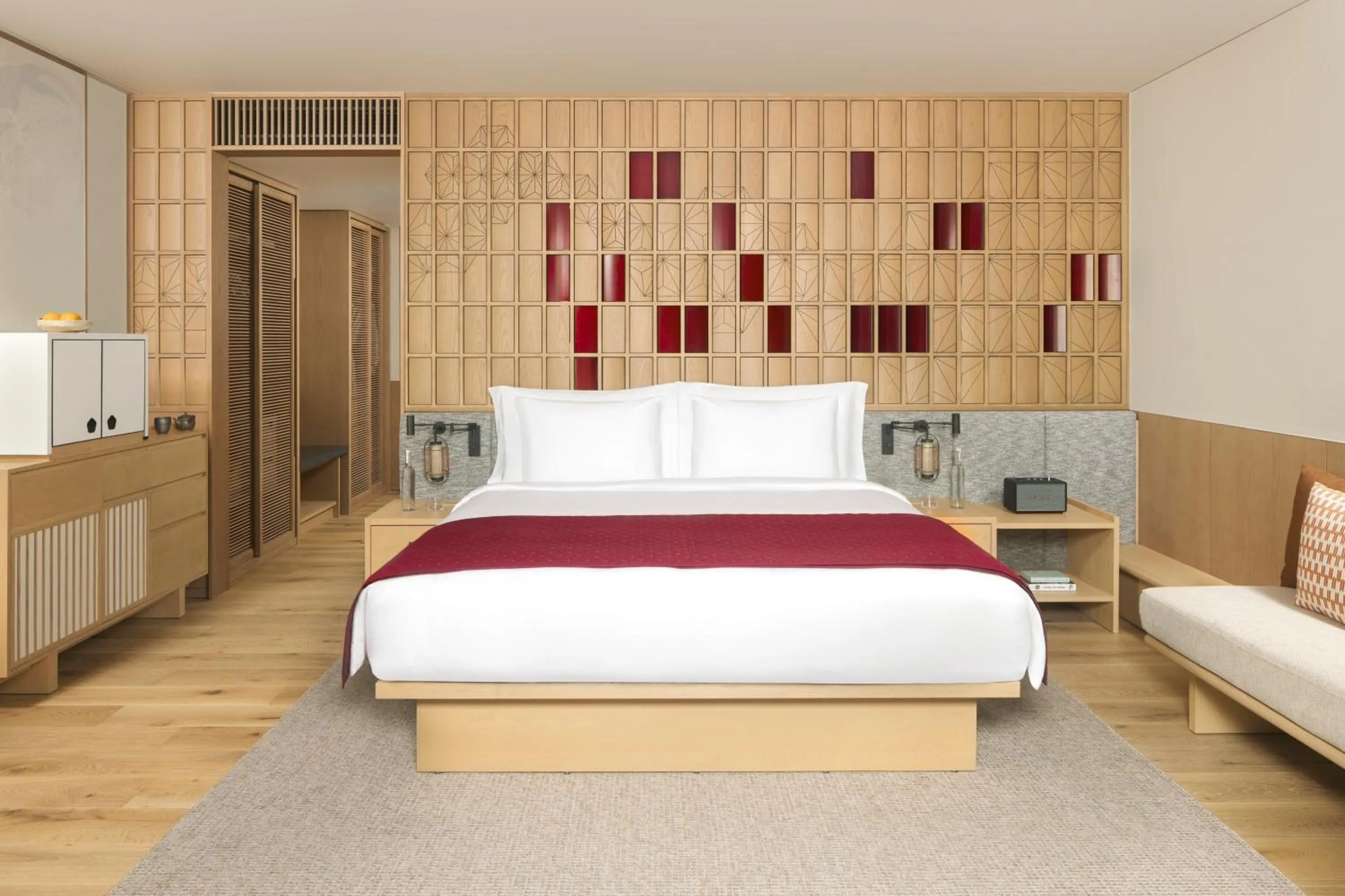 Bed in Six Senses Kyoto